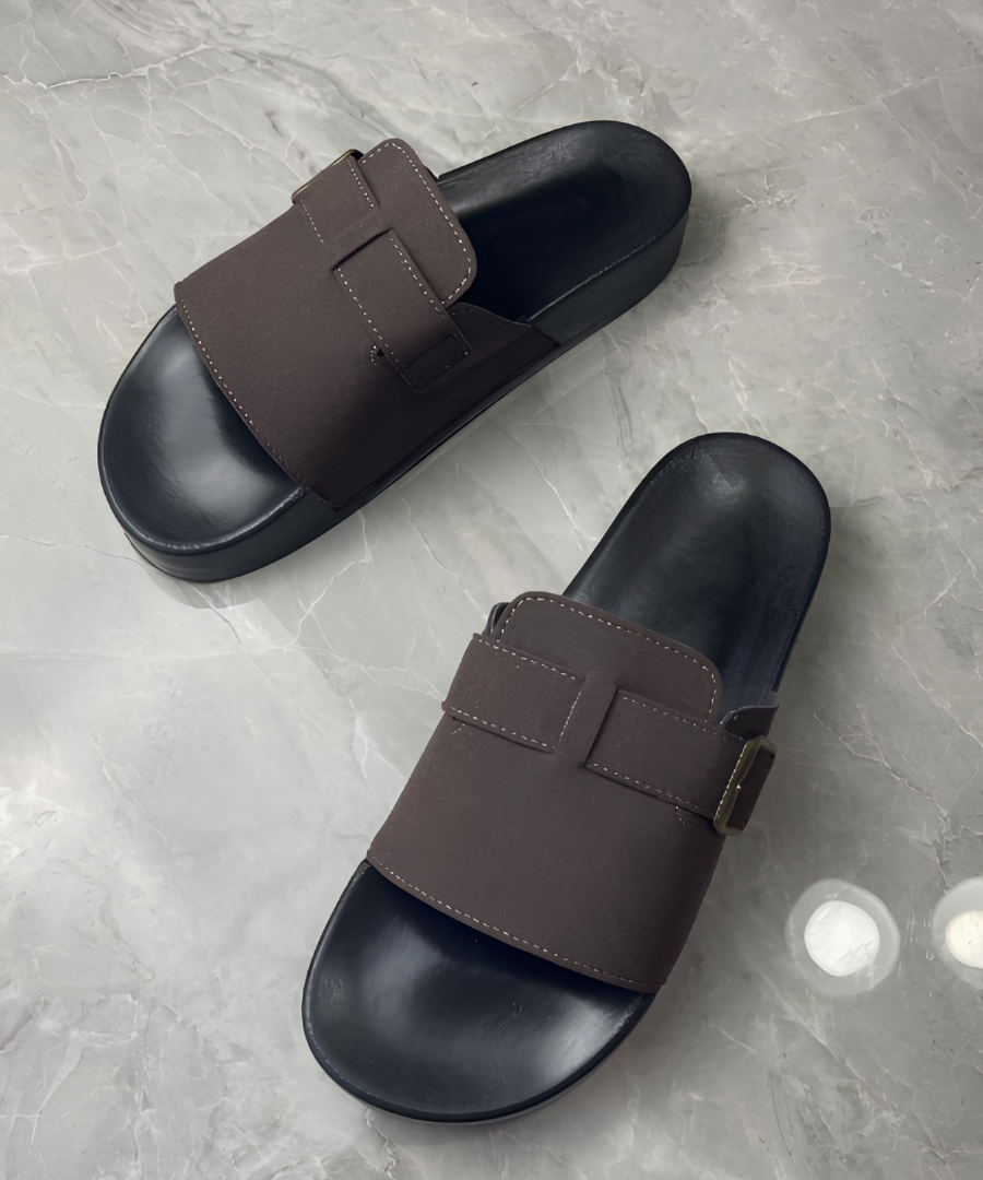 Slip-on herresandaler