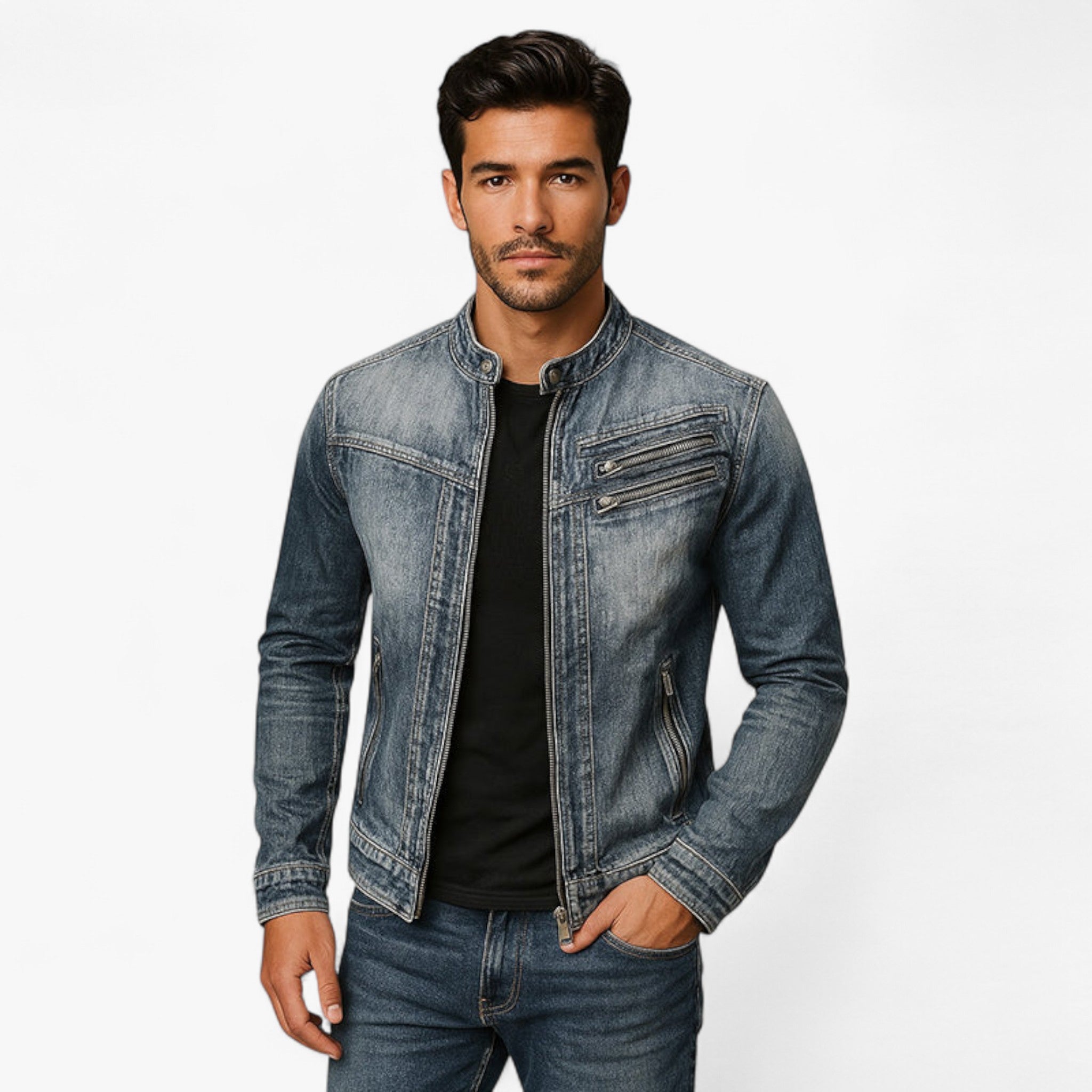 Eddie | Vintage Jeansjakke - - men's fashion - {{ product_tags }