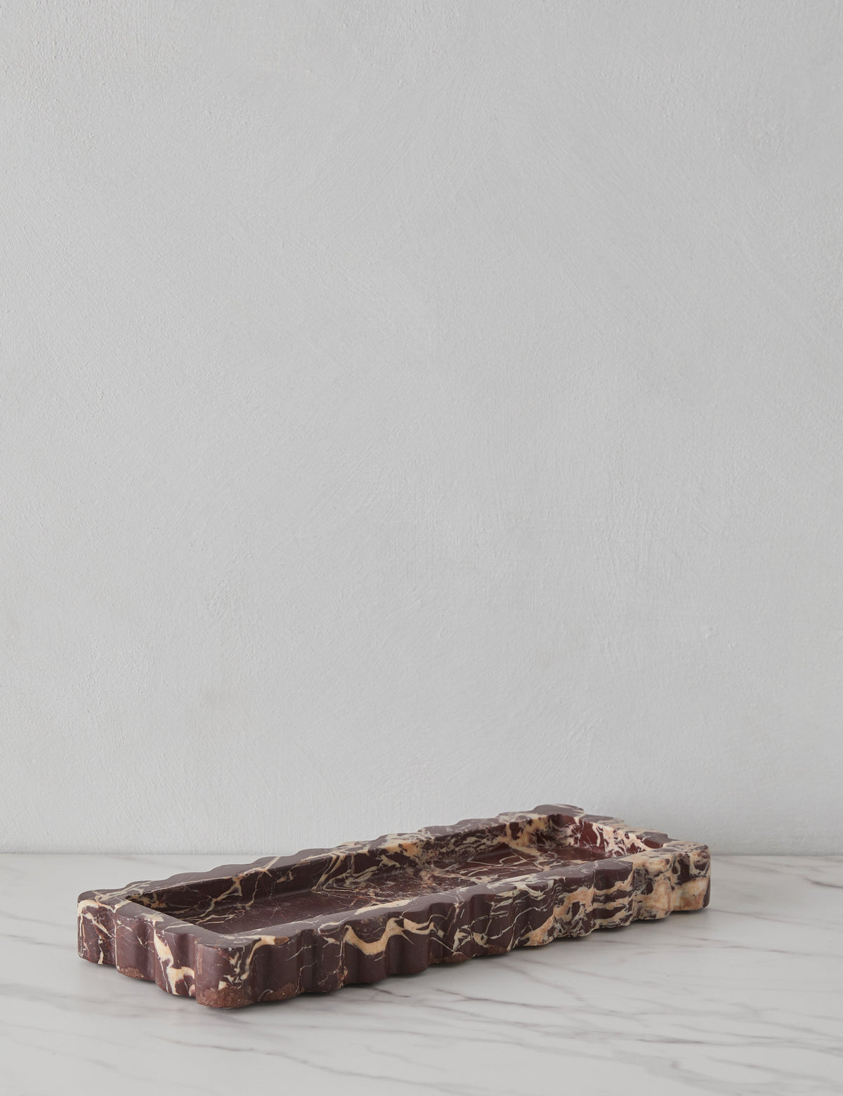 ScallopTray Marmor Dekorativ Bakke - - Decorative Trays - {{ product_tags }