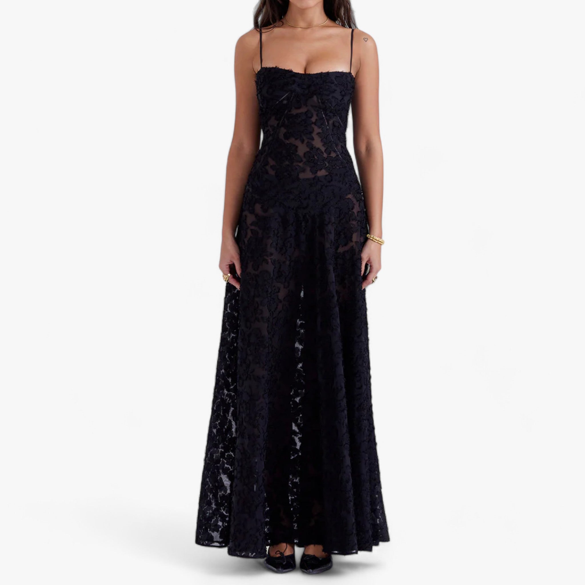 Ariel | Korsetstil Kjole - Fremhæver dine kurver uden anstrengelse - Sort - women's fashion - {{ product_tags }