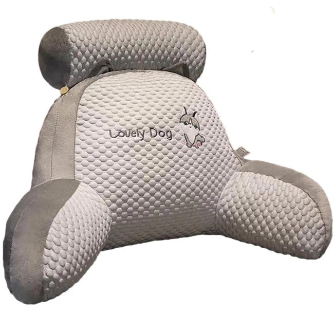 Ergonomisk Kilepude i Bomuld - Ryg- og Benstøtte med Motiv - Hund - Home & Garden > Home Décor > Cushions & Pillows > Support Cushions > Backrest Pillows - {{ product_tags }