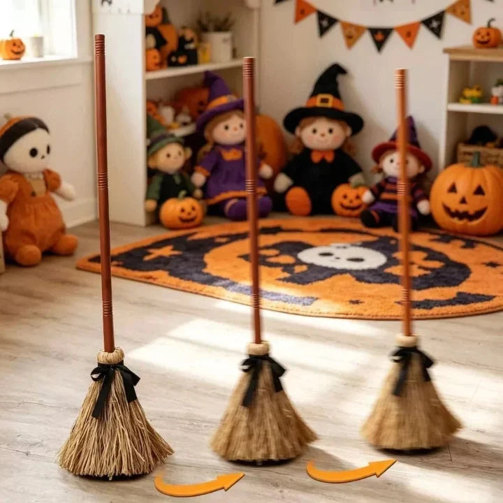Svævende Heksekost - Aktiveres af Lyd og Bevægelse - - Home & Garden > Decor > Seasonal & Holiday Decorations - {{ product_tags }