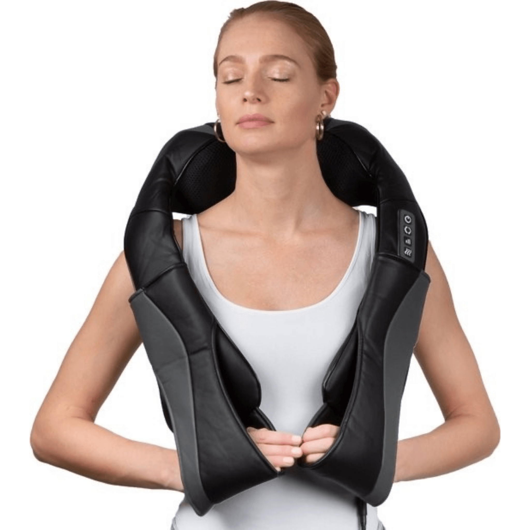Shiatsu-massagepude - infrarød - nakke- og rygmassageapparat - - Shiatsu-massagepude - infrarød - nakke- og rygmassageapparat- €25 - {{ product_tags }