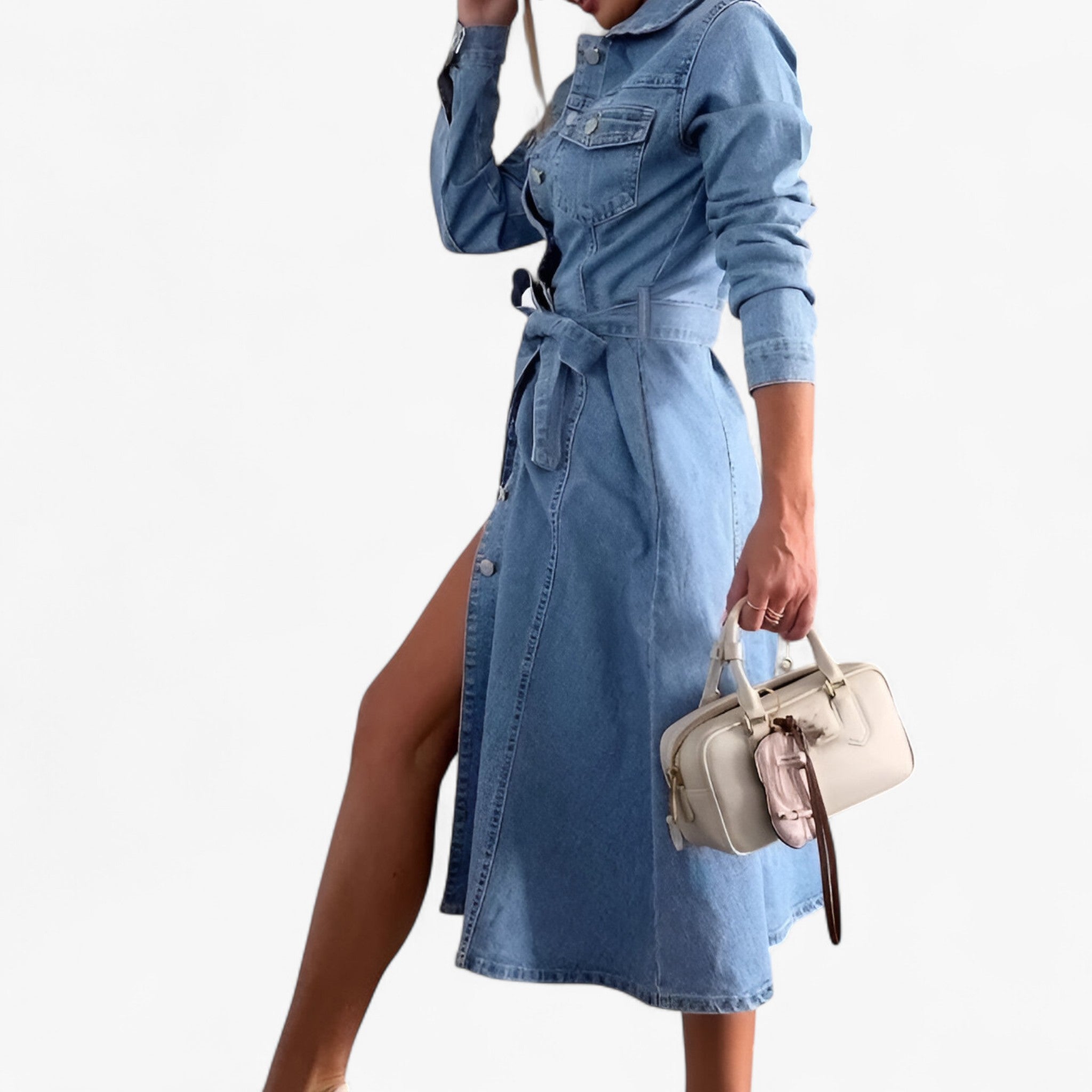 Stellla | Kvinders Denim Kjole - - women's fashion - {{ product_tags }