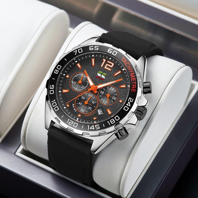 Swichwatch™ | Dynamisk Meester - Sort - Sølv - watches - {{ product_tags }
