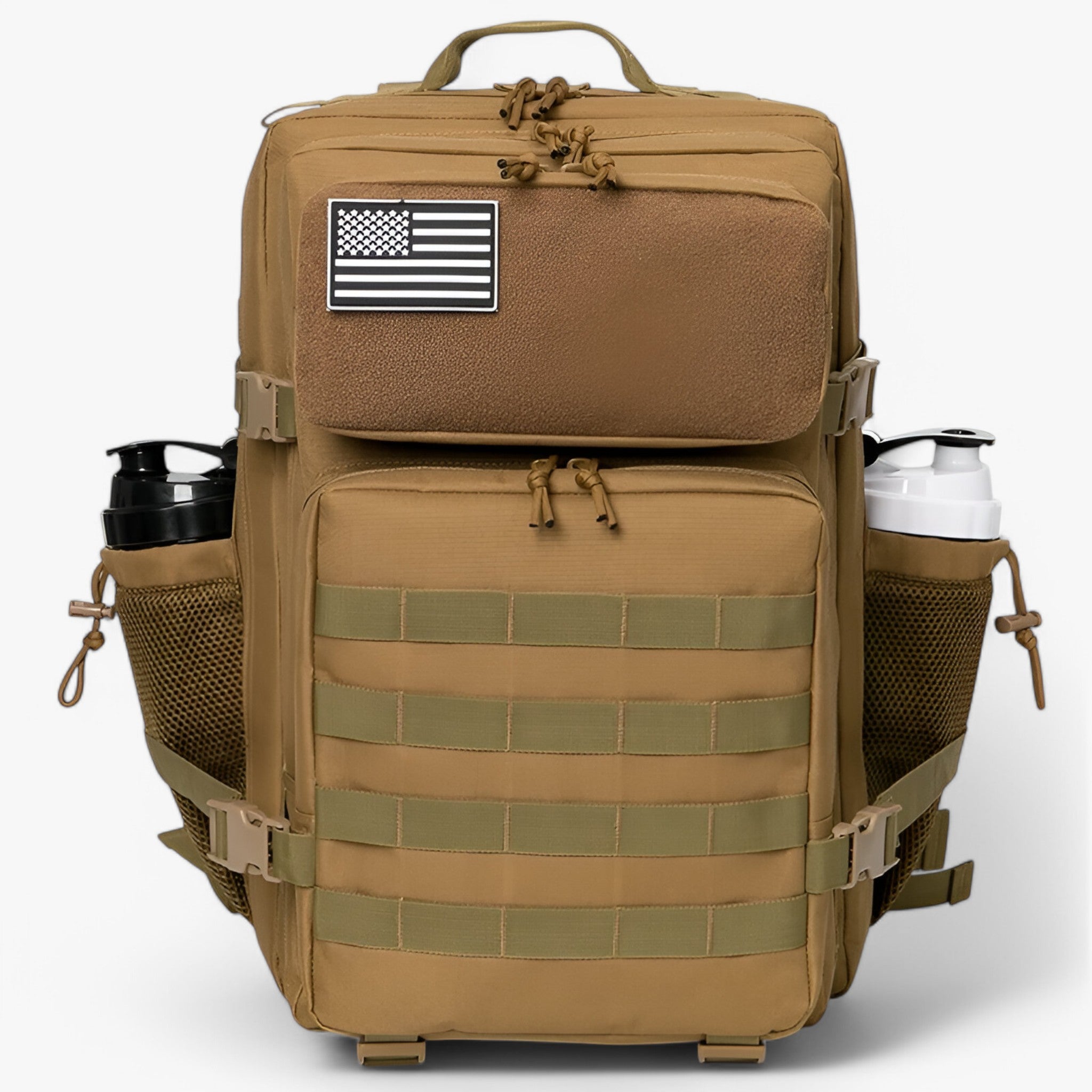 Taktisk rygsæk - Holdbar og Vandtæt - 1.0 Khaki - Taktisk rygsæk - Holdbar og Vandtæt - €25 - {{ product_tags }