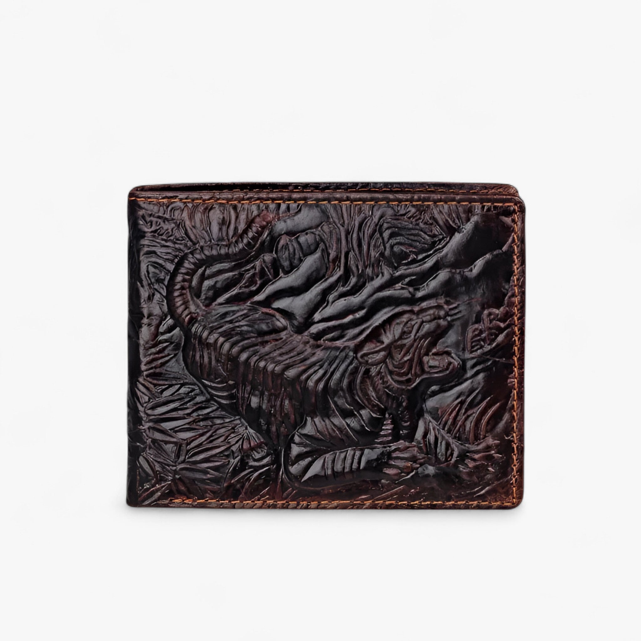 Vintage Læder Bifold Tegnebog - tiger-heng - bags - {{ product_tags }