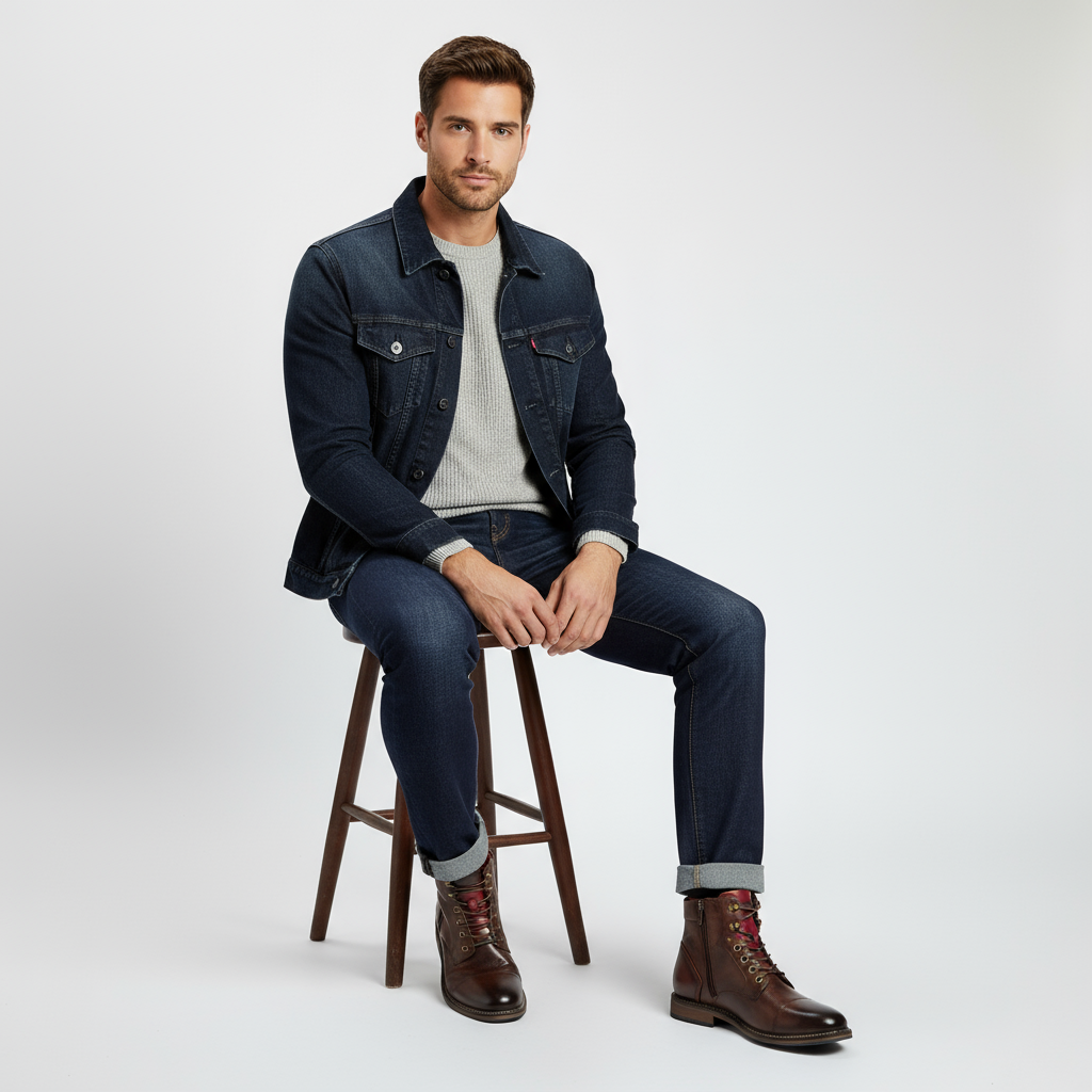 Aaron | Håndlavede Premium Læder Oxford Støvler – Tidløs Elegance og Uovertruffen Kvalitet - - men's fashion - {{ product_tags }