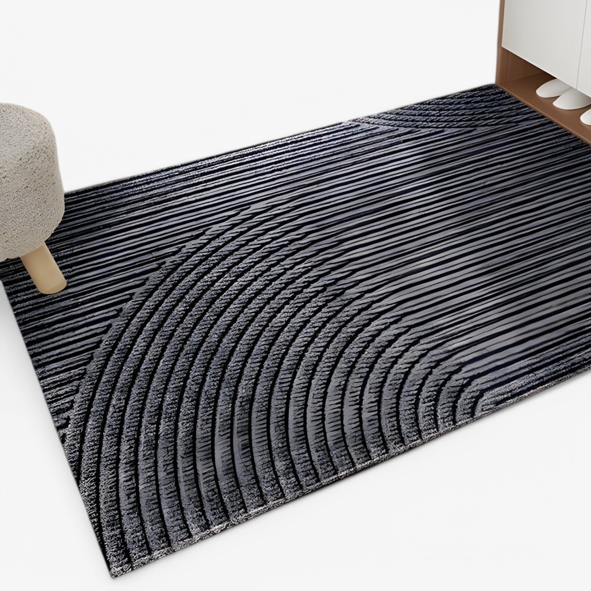 Anker - Moderne skridsikkert dørmåtte - Grå - house & garden - {{ product_tags }