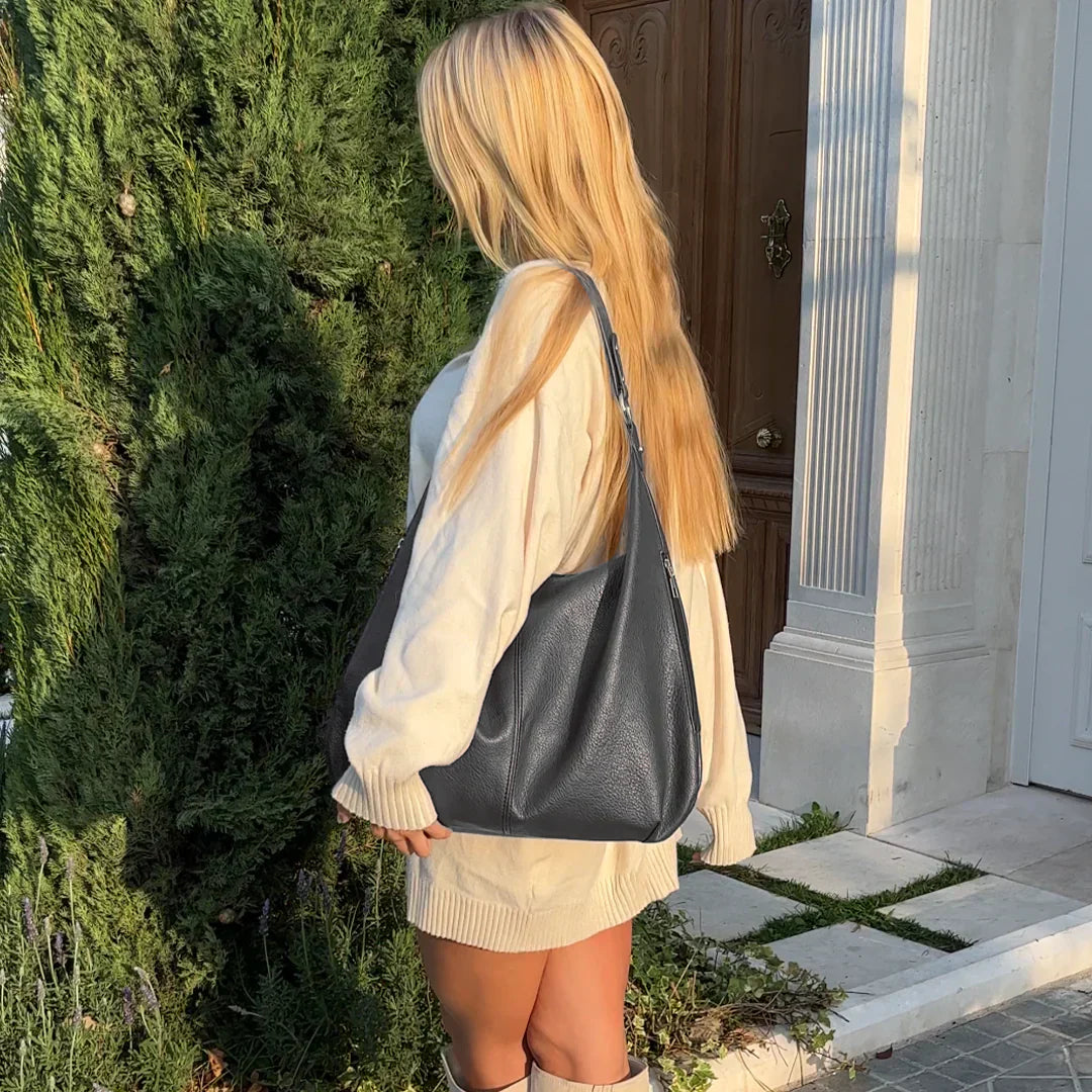 Kaia Vegansk Læder Hobo Taske - - bags - {{ product_tags }