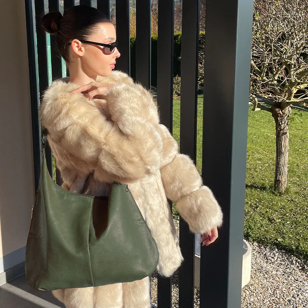 Kaia Vegansk Læder Hobo Taske - - bags - {{ product_tags }