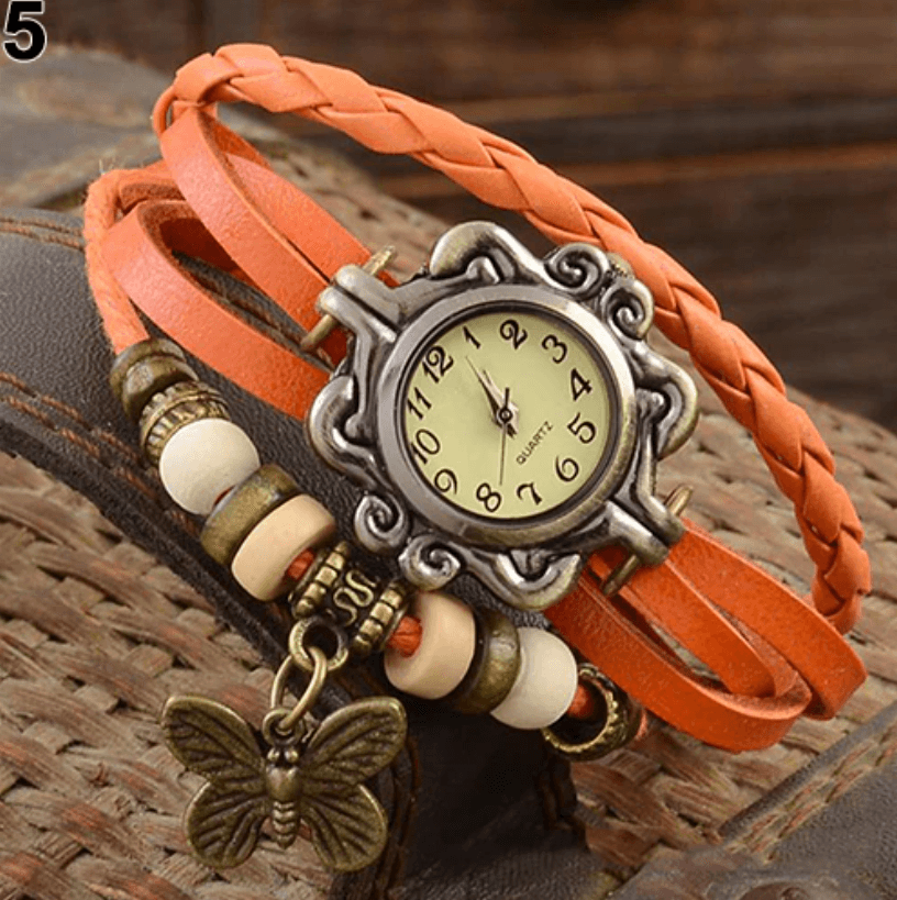 Vintage armbåndsur - Orange - watches - {{ product_tags }