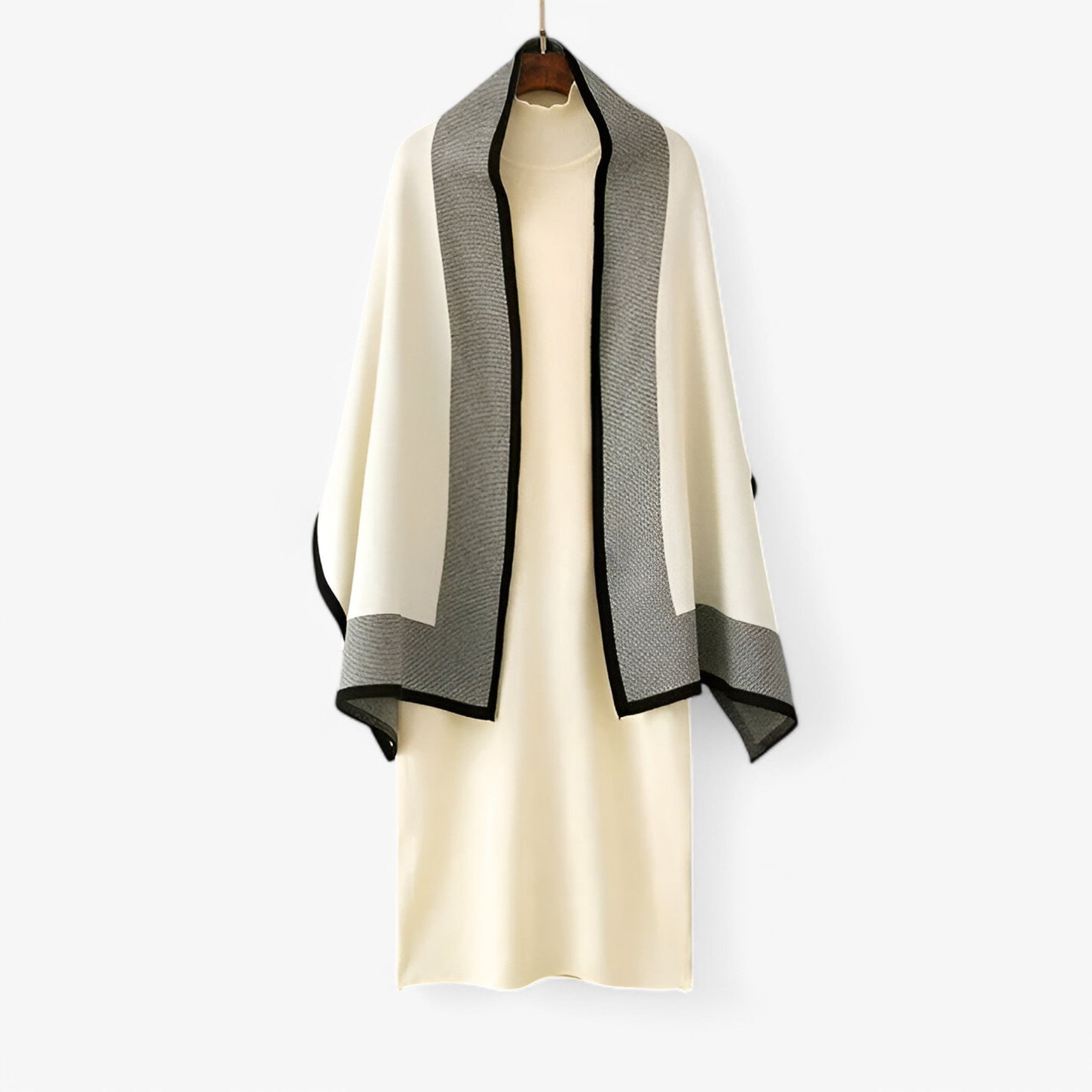 Vivian | Prescott Strikket 2-delt Sæt - Hvid - women's fashion - {{ product_tags }
