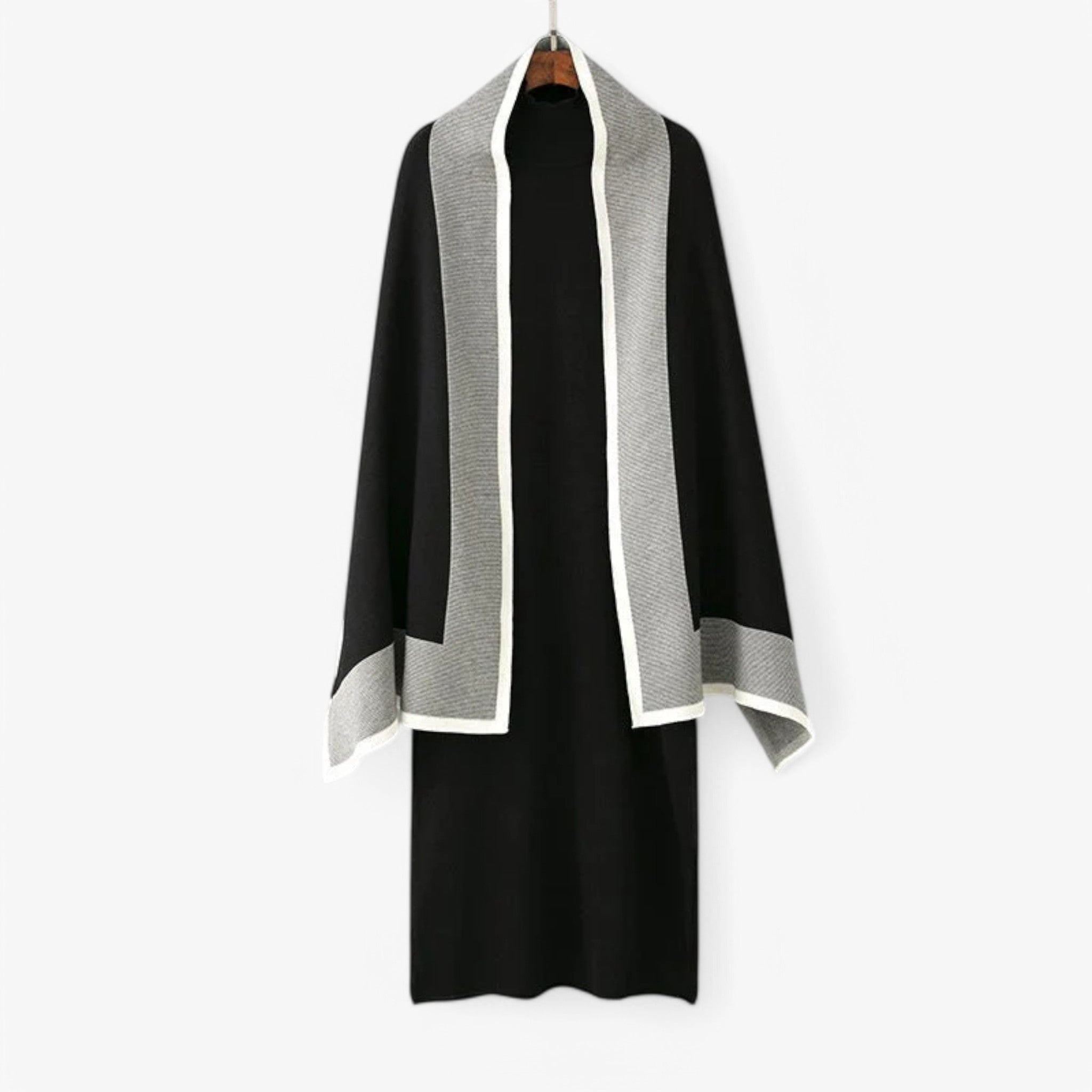 Vivian | Prescott Strikket 2-delt Sæt - Sort - women's fashion - {{ product_tags }