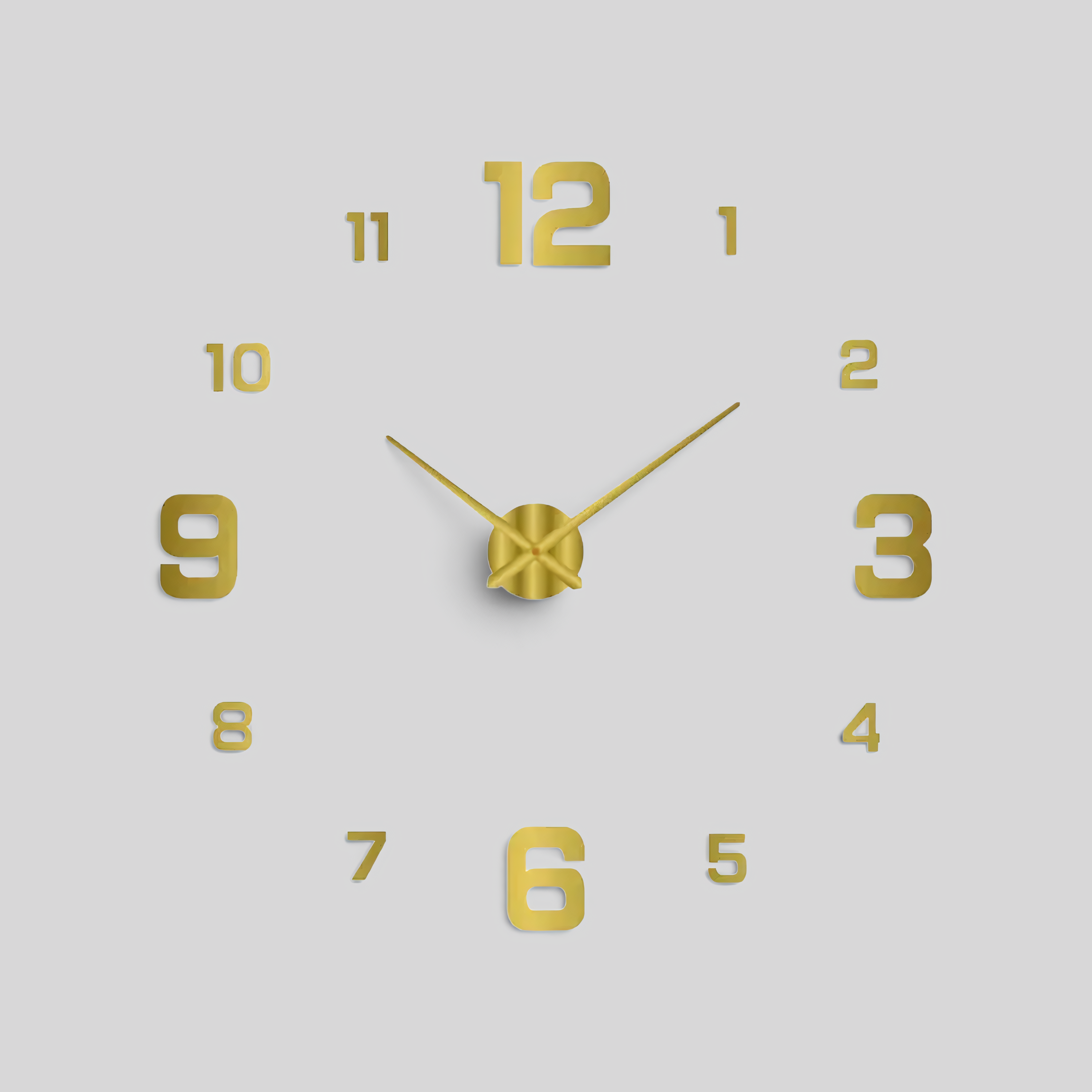 Vægur i Moderne Stil, Lydløst og Rundt, Ø 30 cm