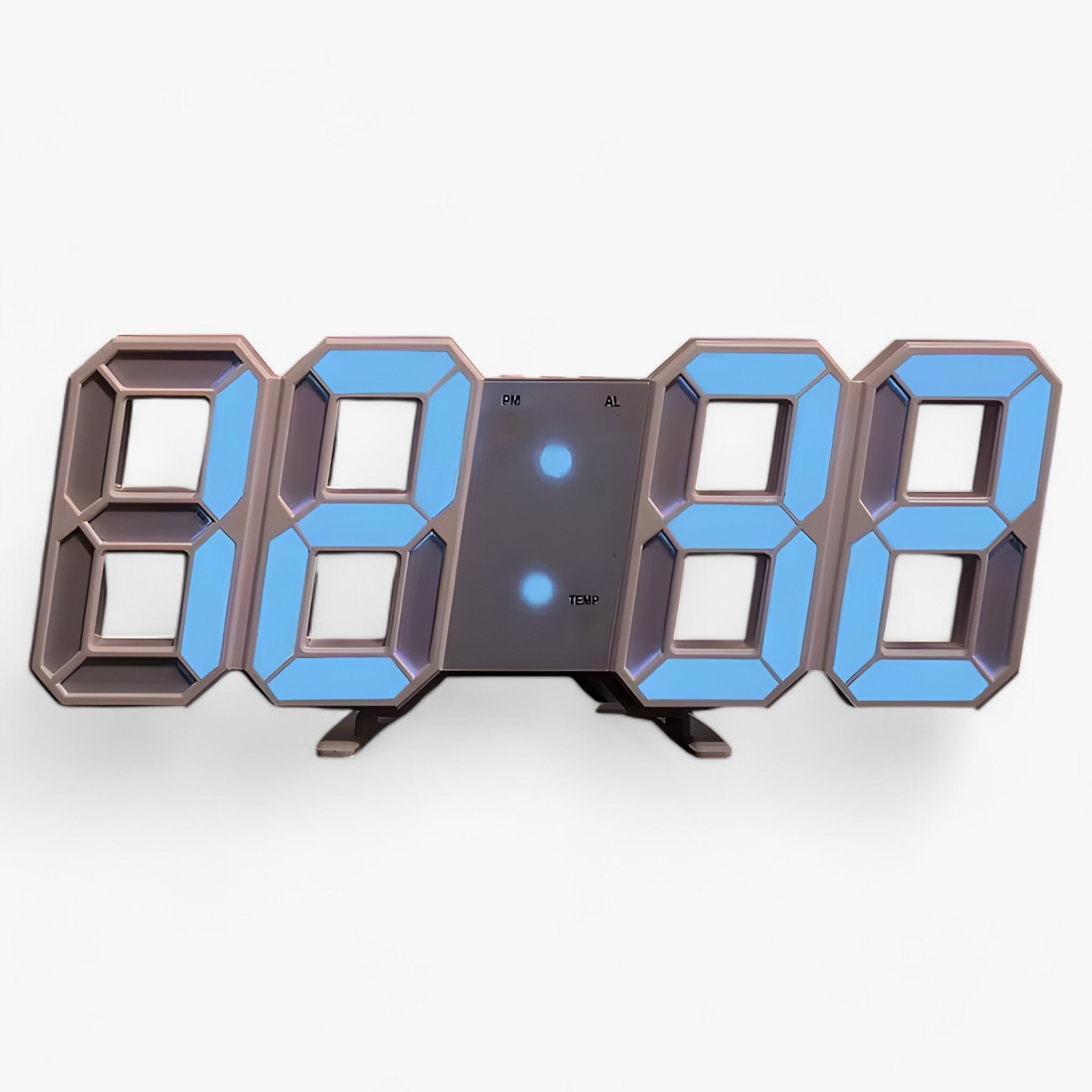 NordiClock | Vækkeur og digital ur - Multifunktionel elektronisk skærm - Hvid og blå - NordiClock | Vækkeur og digital ur - Multifunktionel elektronisk skærm- €25 - {{ product_tags }
