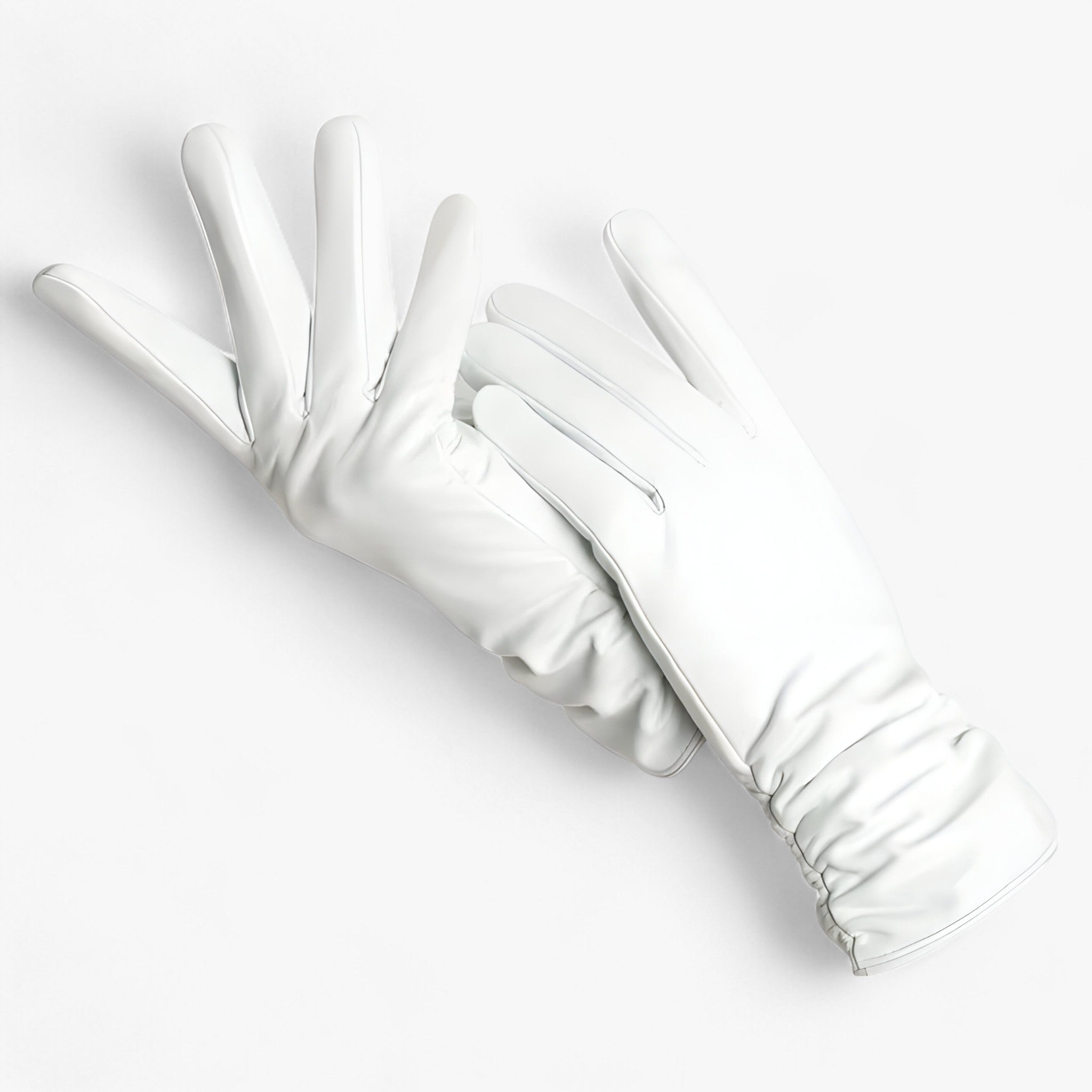 Gia | Skindhandsker til kvinder - Klassisk stil og vinterbeskyttelse - Hvid - winter - {{ product_tags }