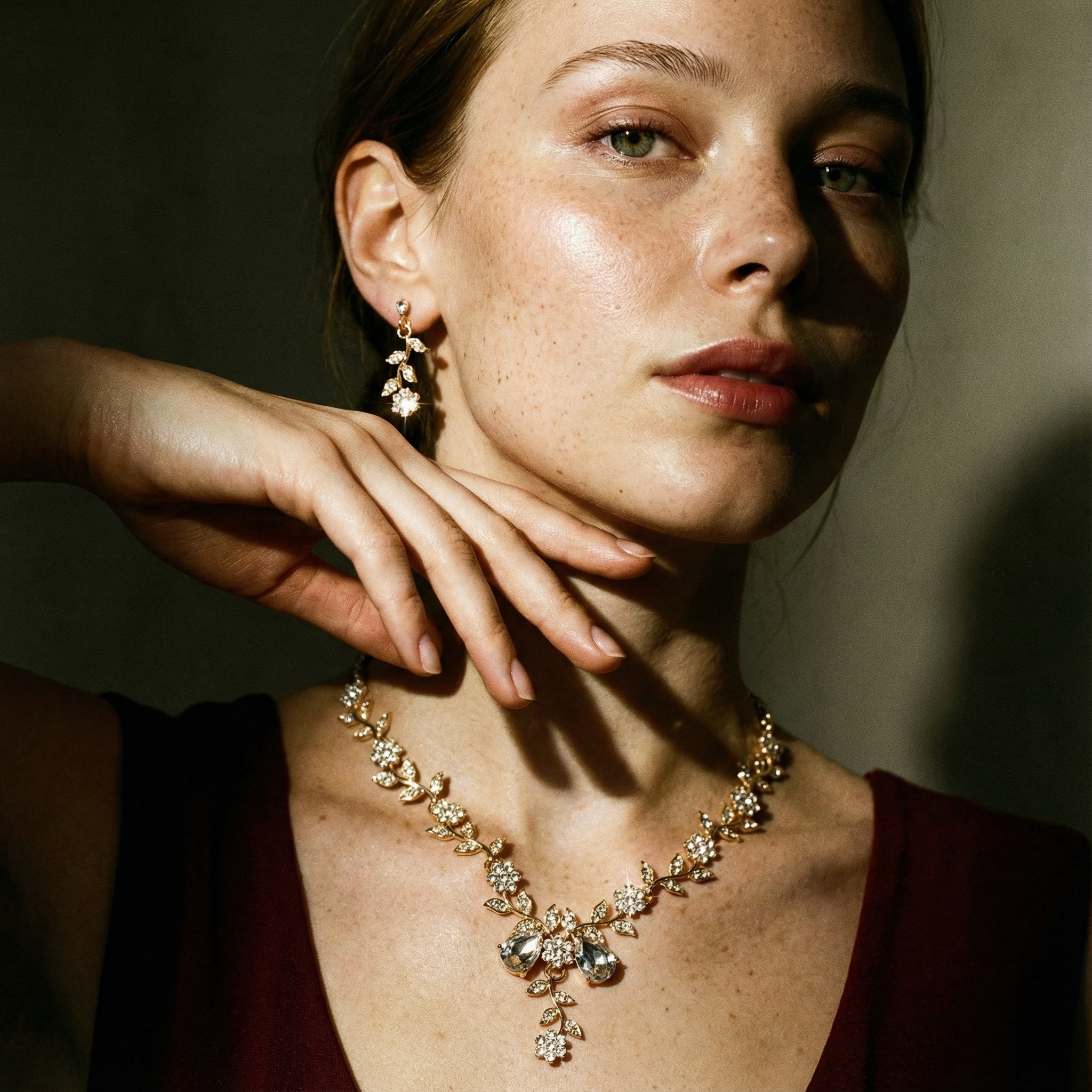 Dame Krystal Smykkesæt - - Dame Krystal Smykkesæt - €25 - {{ product_tags }