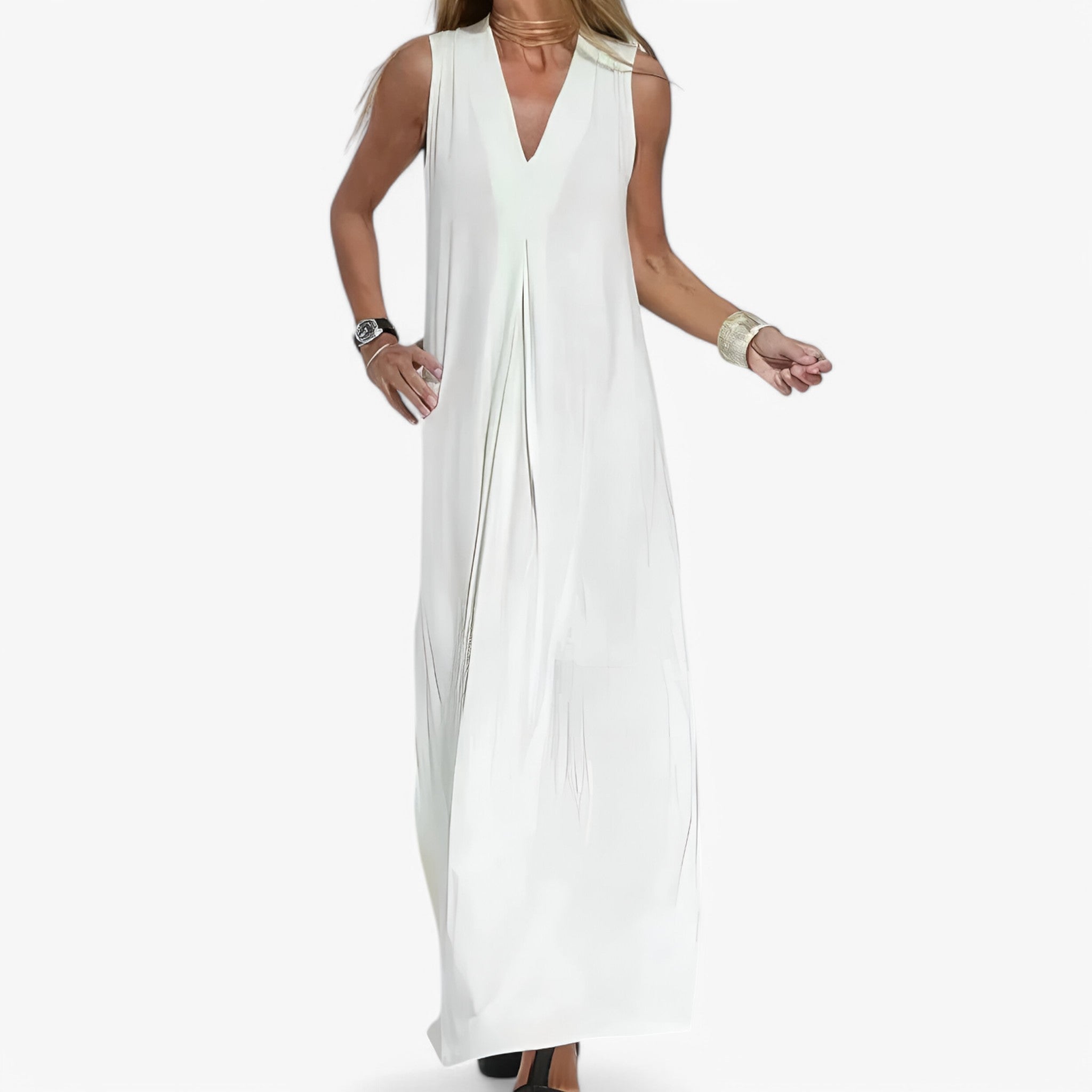 Helen | Lang kjole med gratis cardigan - Chic og komfortabel - - women's fashion - {{ product_tags }