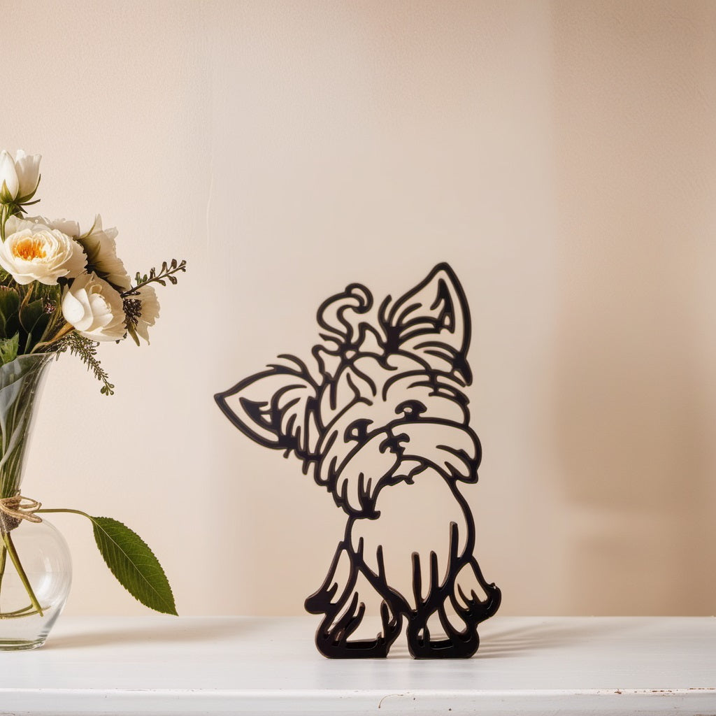 Samisa - Abstrakte hundeskulpturer - Yorkshire Terrier - house & garden - {{ product_tags }