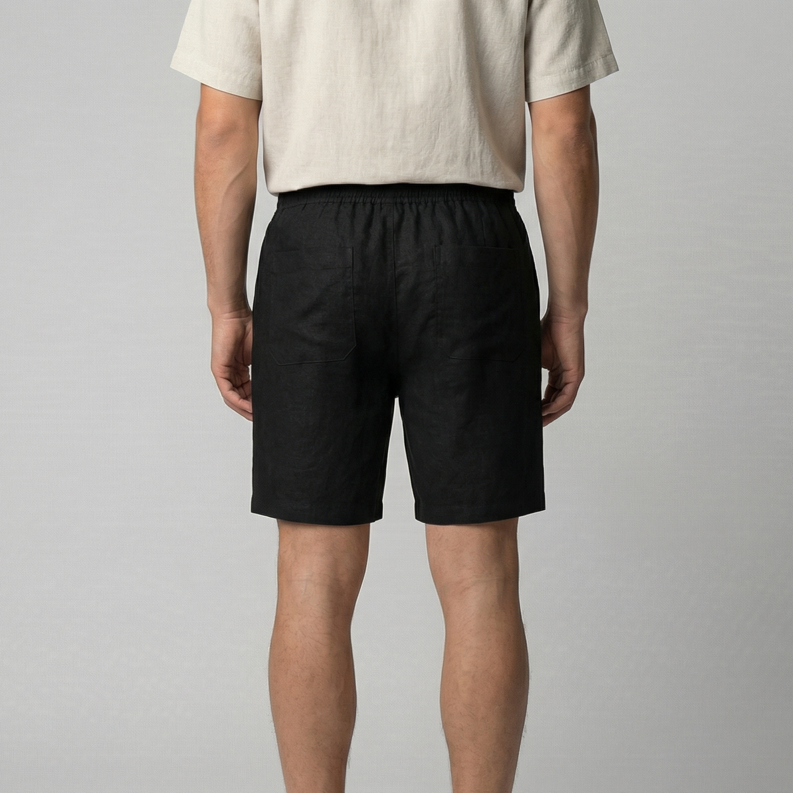 Herreshorts korte til sommer, afslappet pasform, åndbar
