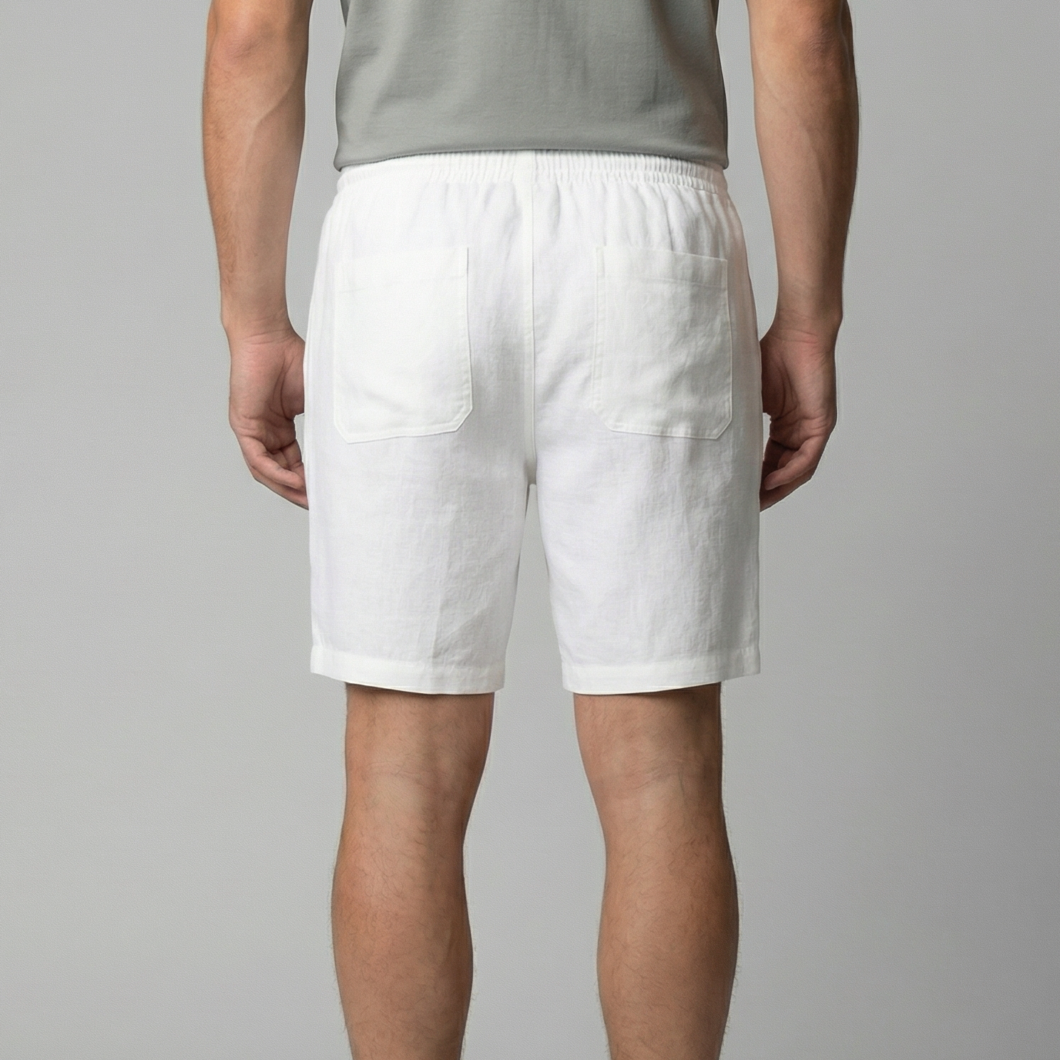 Herreshorts korte til sommer, afslappet pasform, åndbar