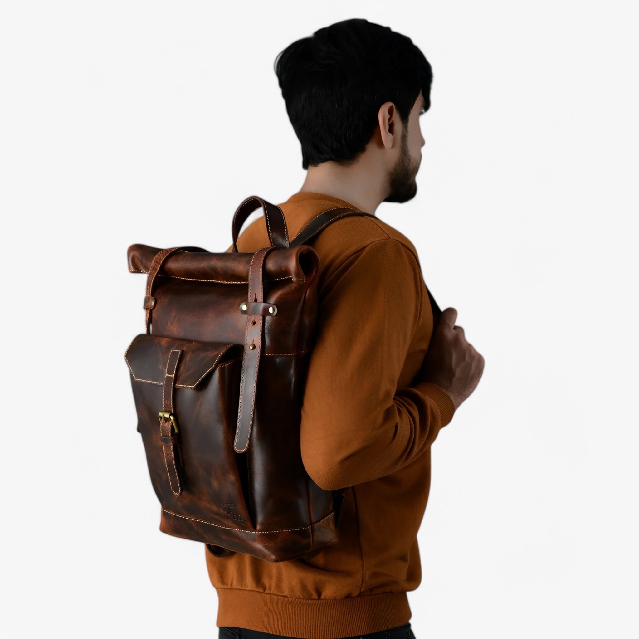 Saddleback | Brun rygsæk med rulletop - - bags - {{ product_tags }