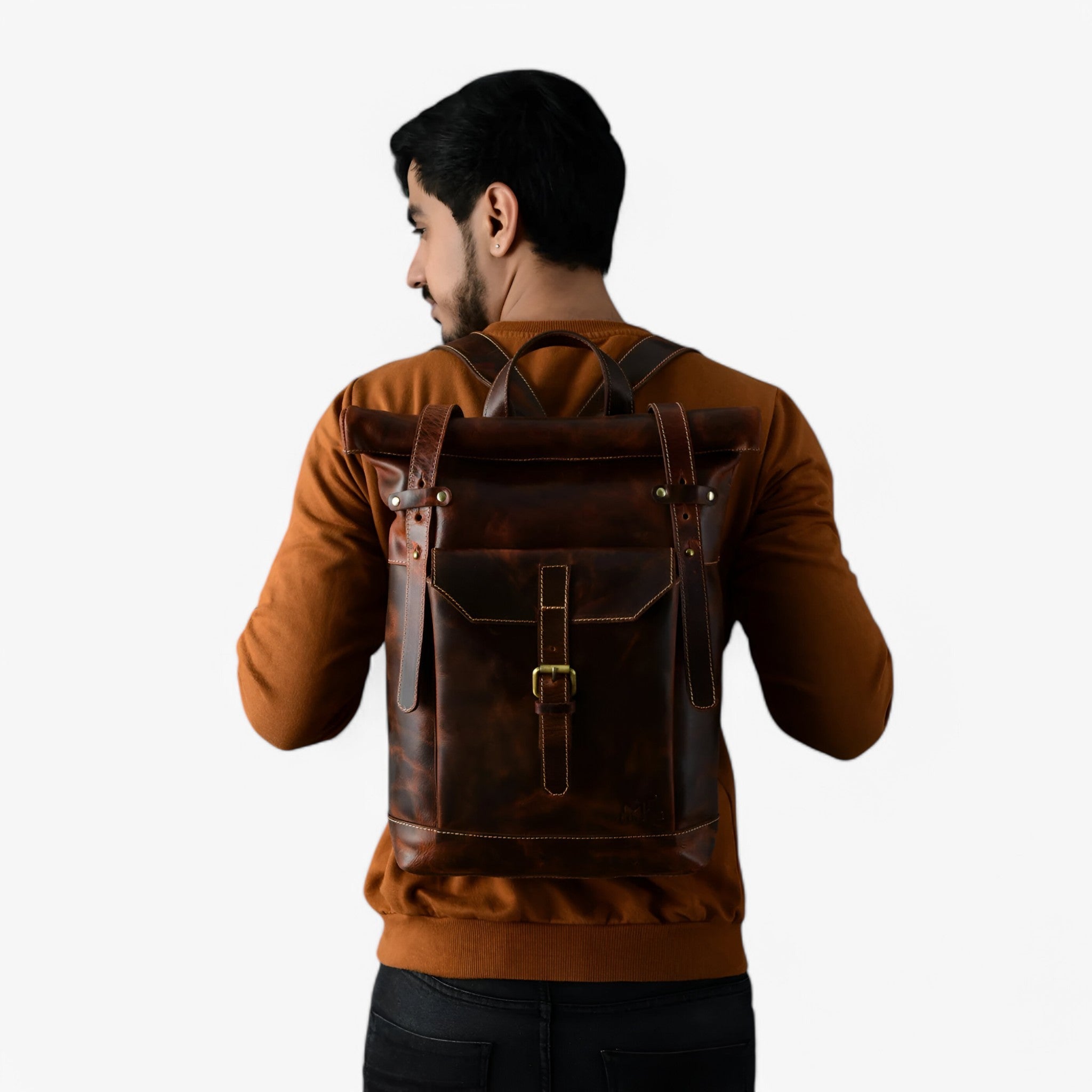 Saddleback | Brun rygsæk med rulletop - - bags - {{ product_tags }