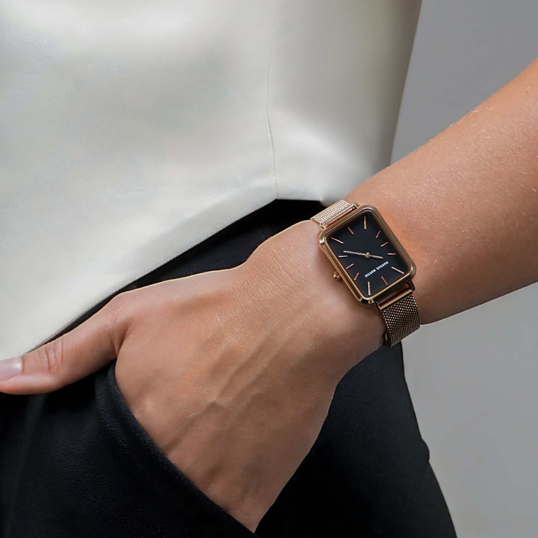 Elisabeth | Rektangulært ur - Tidløst design - - watches - {{ product_tags }