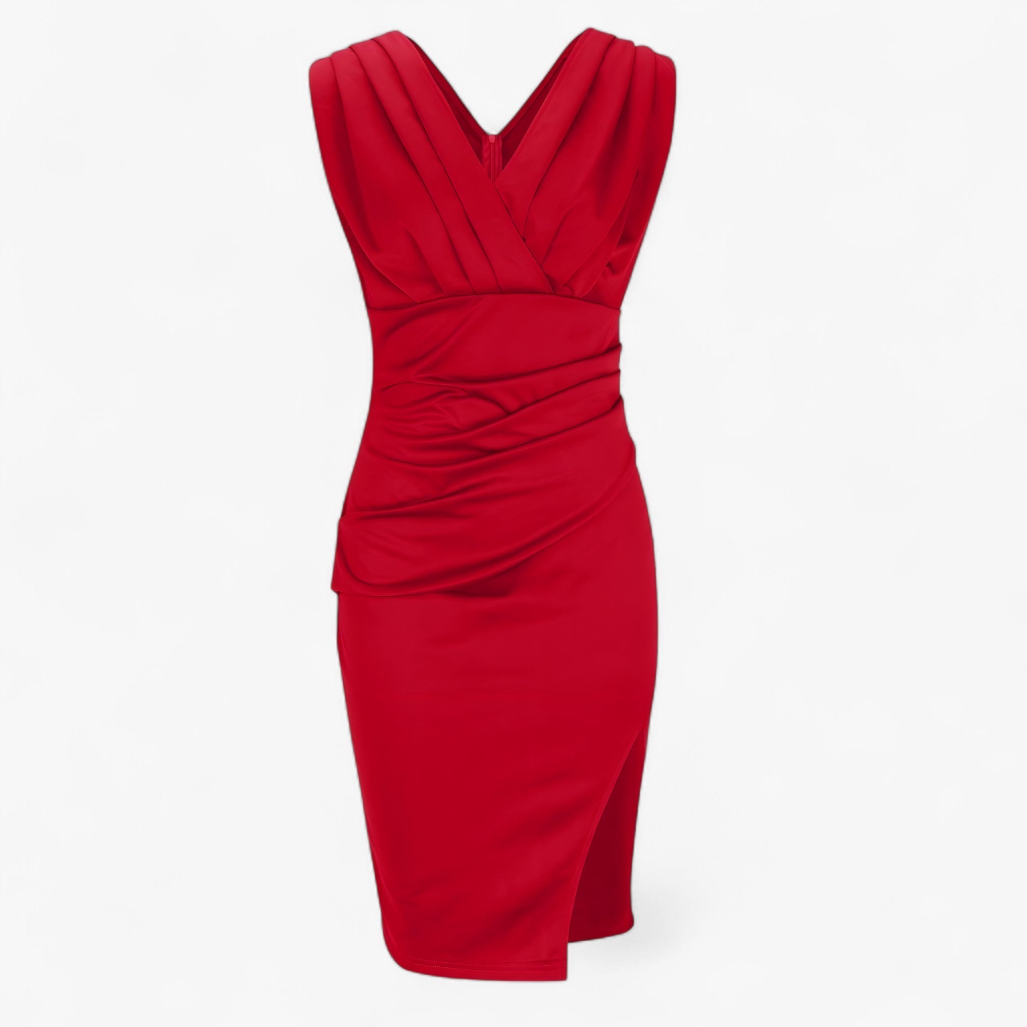 Valery | Tætsiddende Kjole med V-udskæring - - women's fashion - {{ product_tags }