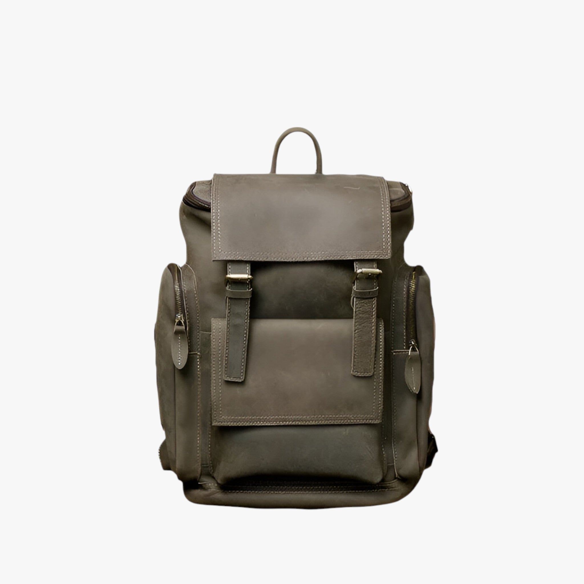 Dario | Læderrygsæk med rum til bærbar computer - - bags - {{ product_tags }