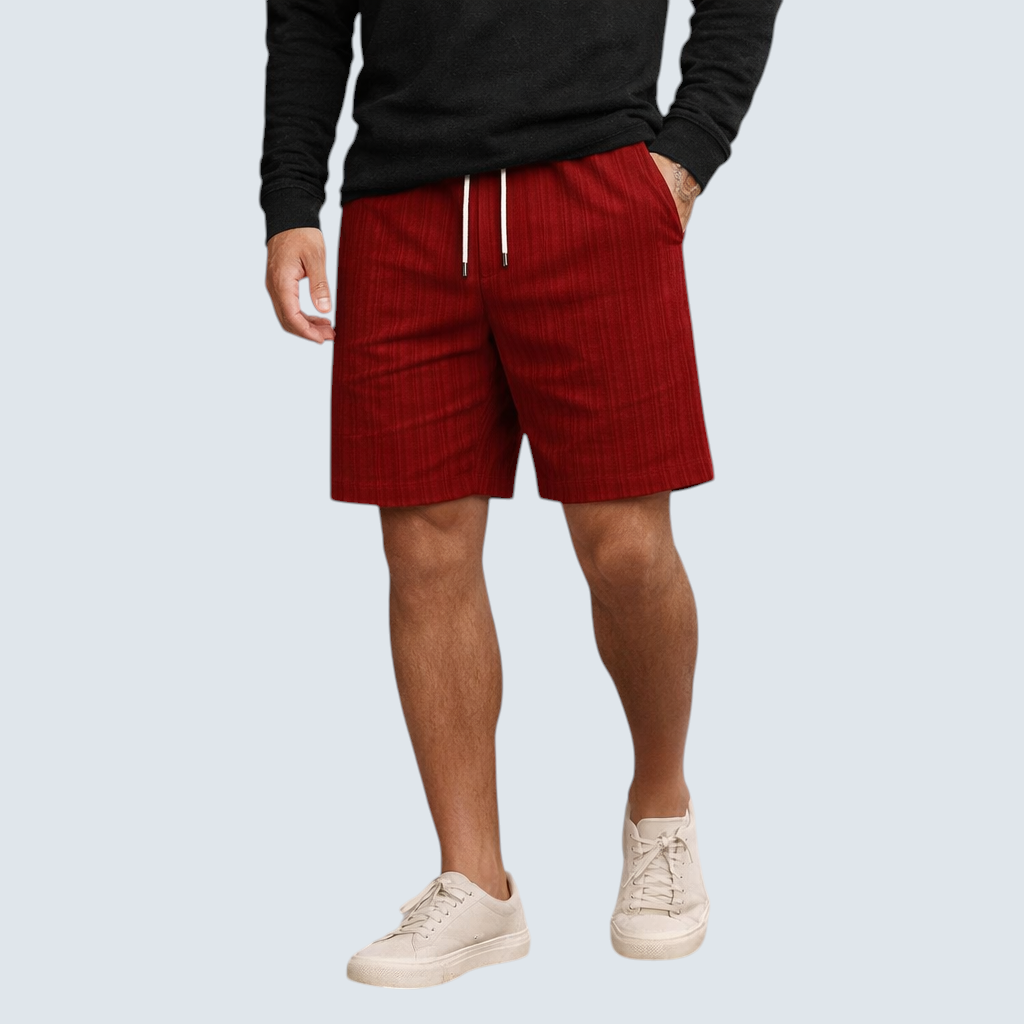Korte Hør Herrebukser, Regular Fit, Åndbar, Sommer, Casual