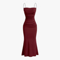 Maxine | Abito Borgogna - Elegante e confortevole