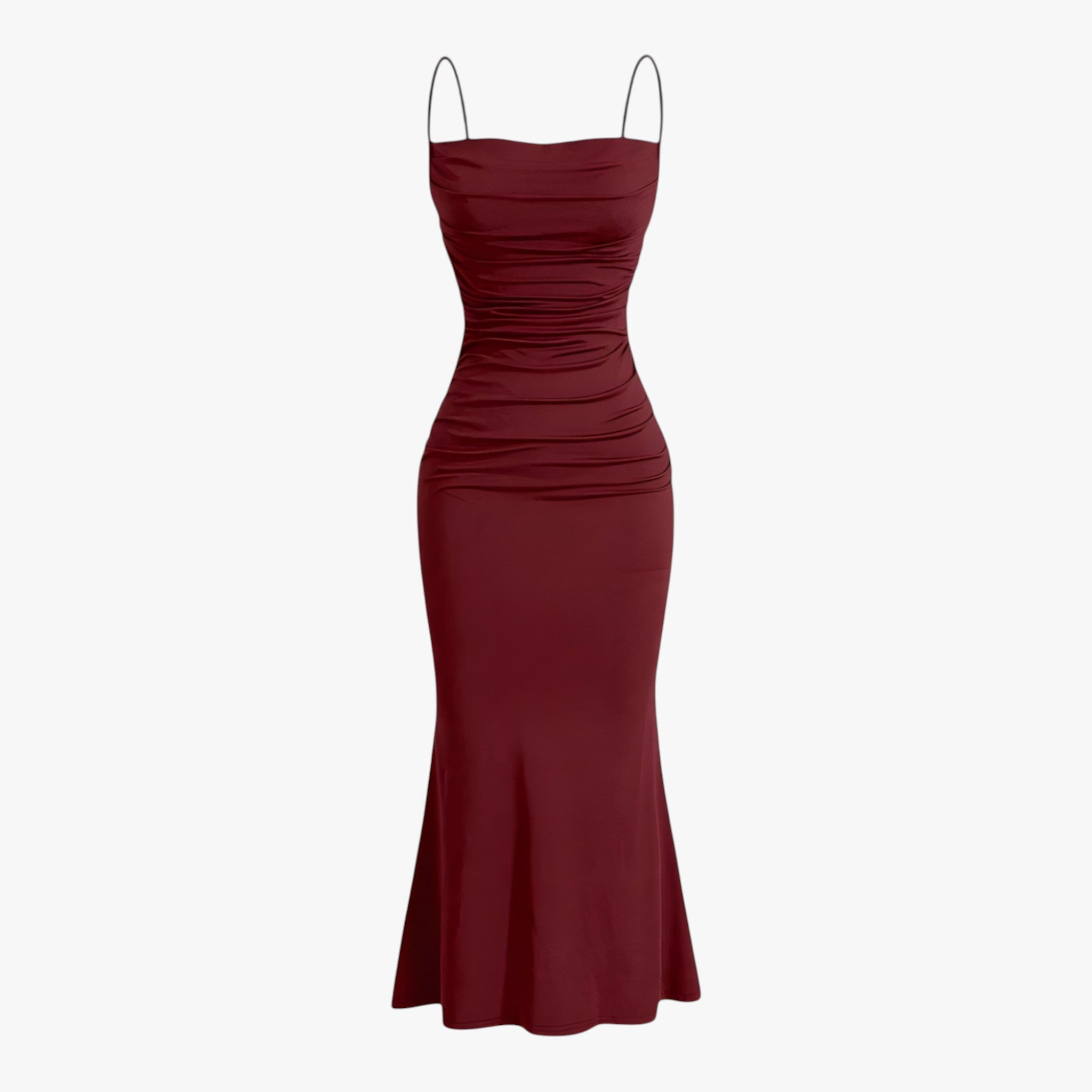Maxine | Bourgogne Kjole - Elegante og komfortabel - Bordeaux - women's fashion - {{ product_tags }
