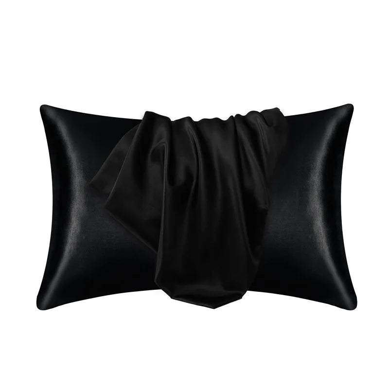Mulberry Silkepudebetræk - Luksuriøs Sovekomfort - Sort - Home Decor - {{ product_tags }