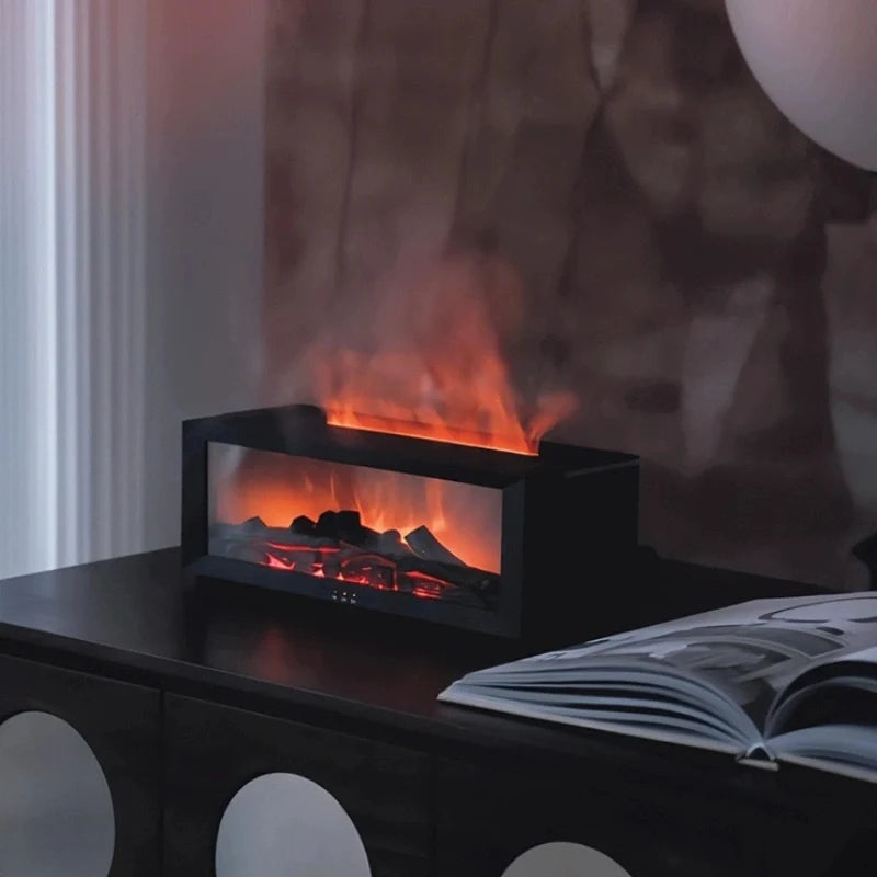 HearthGlow Flamme-Luftfugter – Hyggelig Ild-Effekt Diffusor