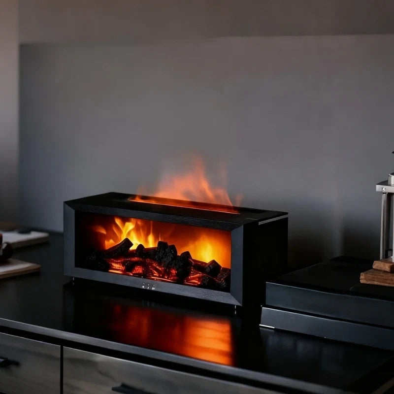 HearthGlow Flamme-Luftfugter – Hyggelig Ild-Effekt Diffusor