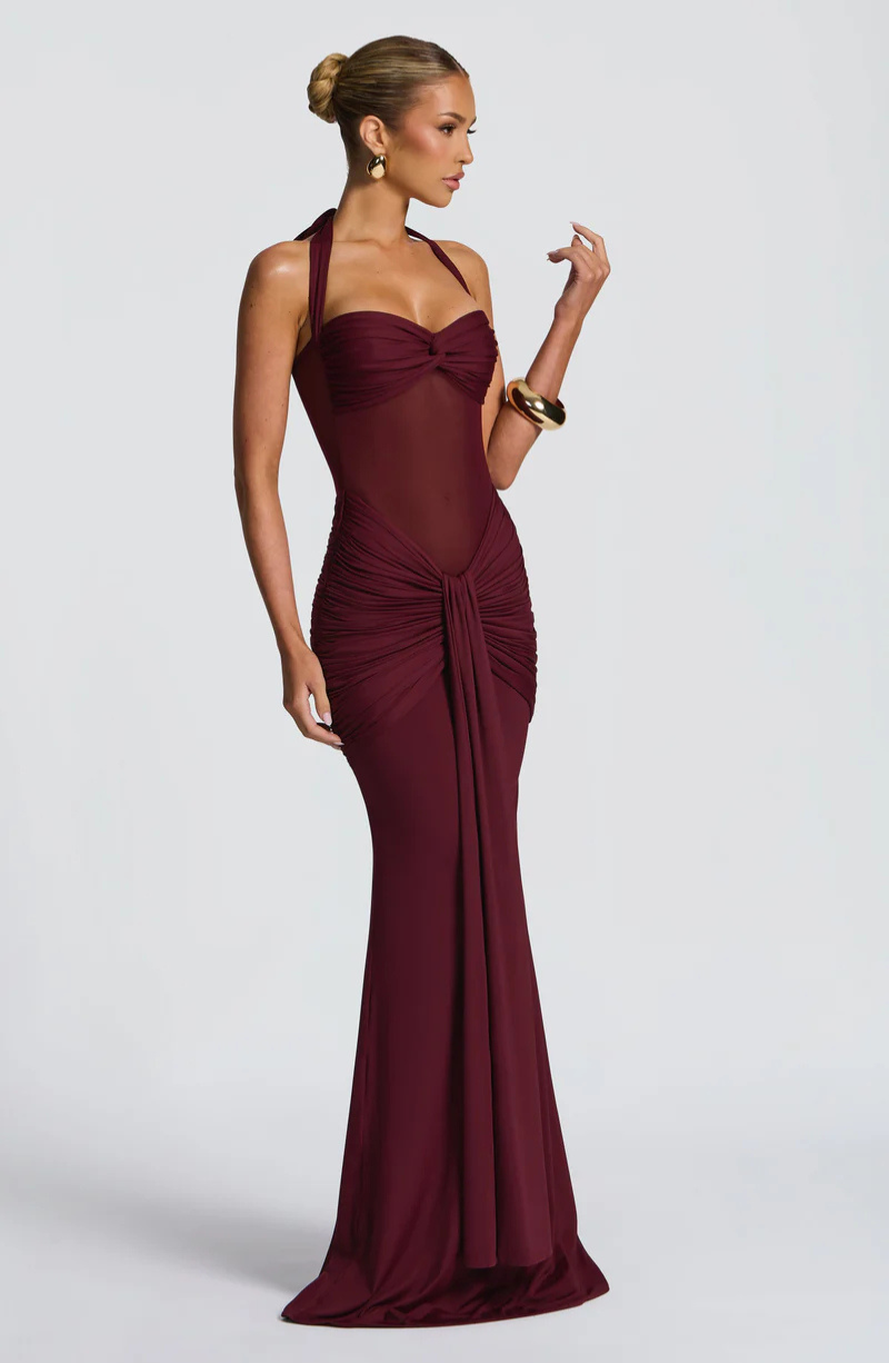 Birgit | Kvinder's Siren Hourglass Gown - Alluring Silhouette Evening Kjole