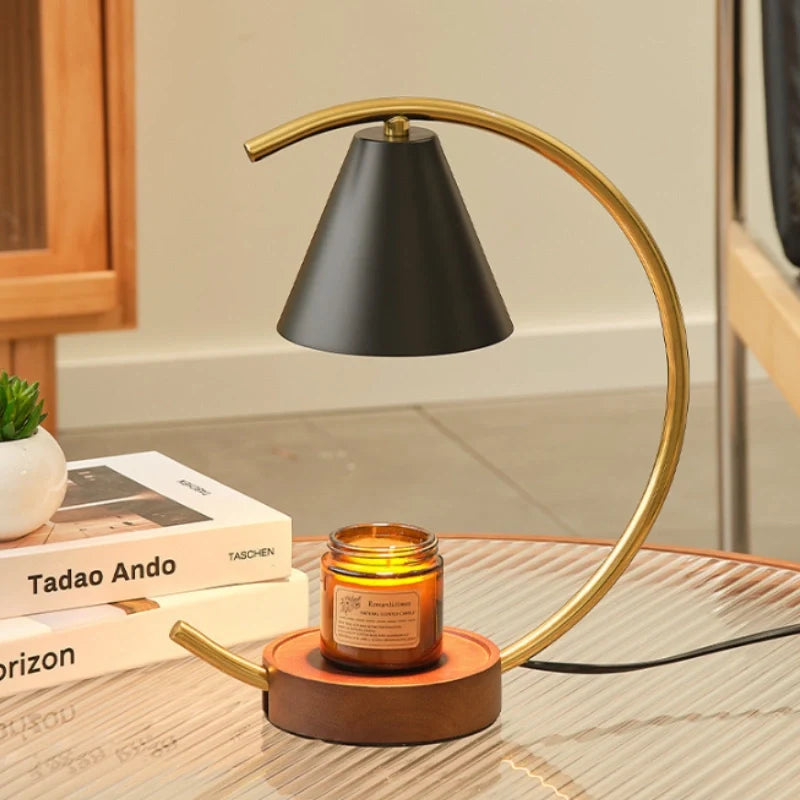 Moonveil Vokslampe – Elegant Lys- & Voksvarmer