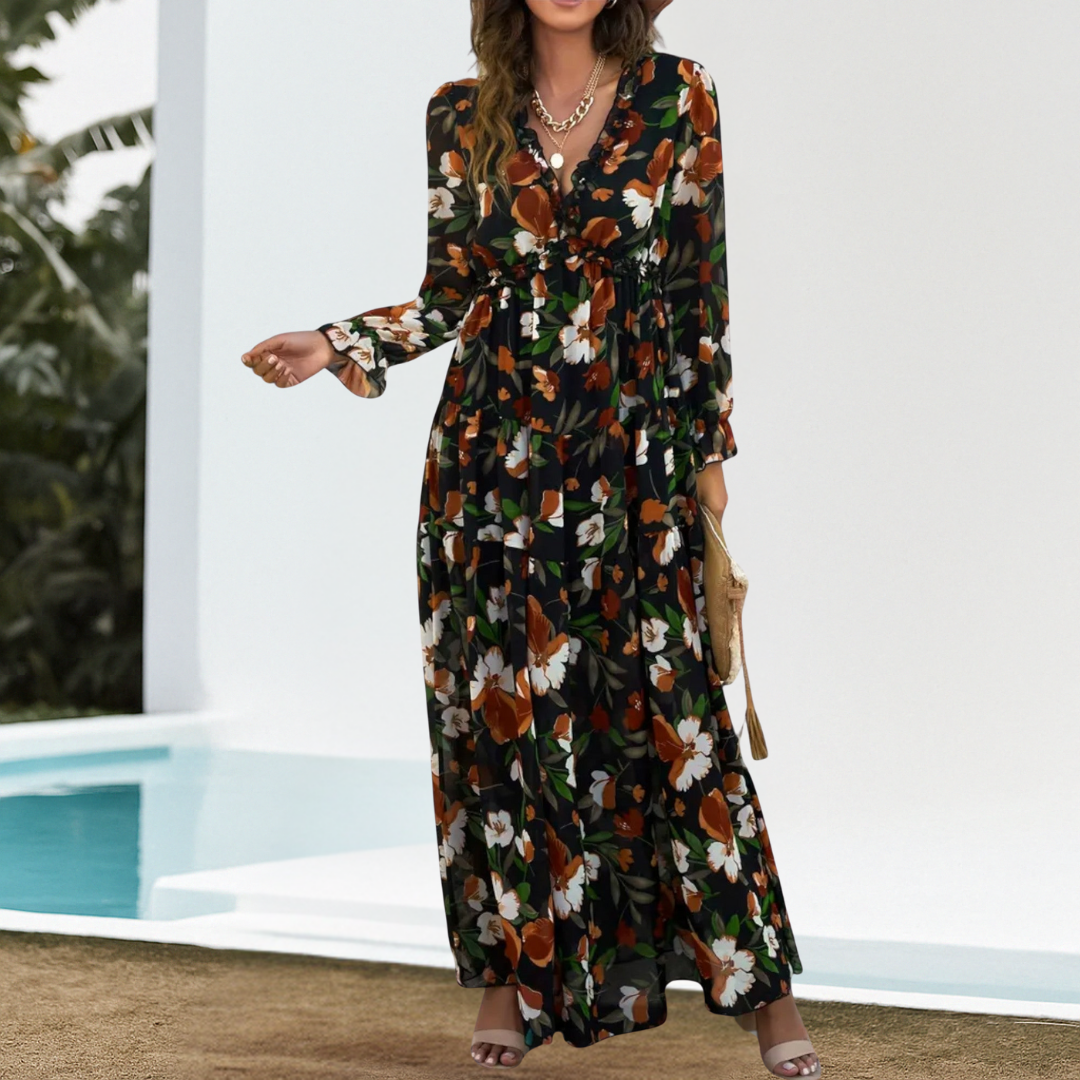 Juliana – Elegant blomsterkjole