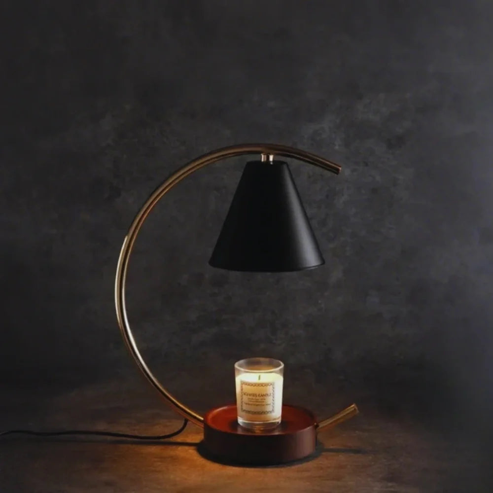 Moonveil Vokslampe – Elegant Lys- & Voksvarmer