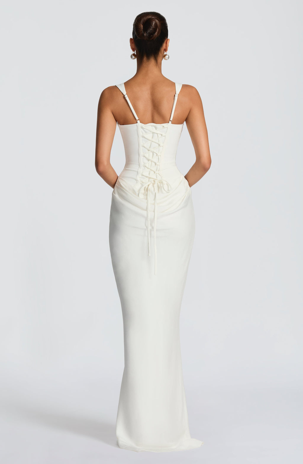 Ditte | Hourglass Maxi Kjole — Skulpturierte Silhouette, Müheloser Stil