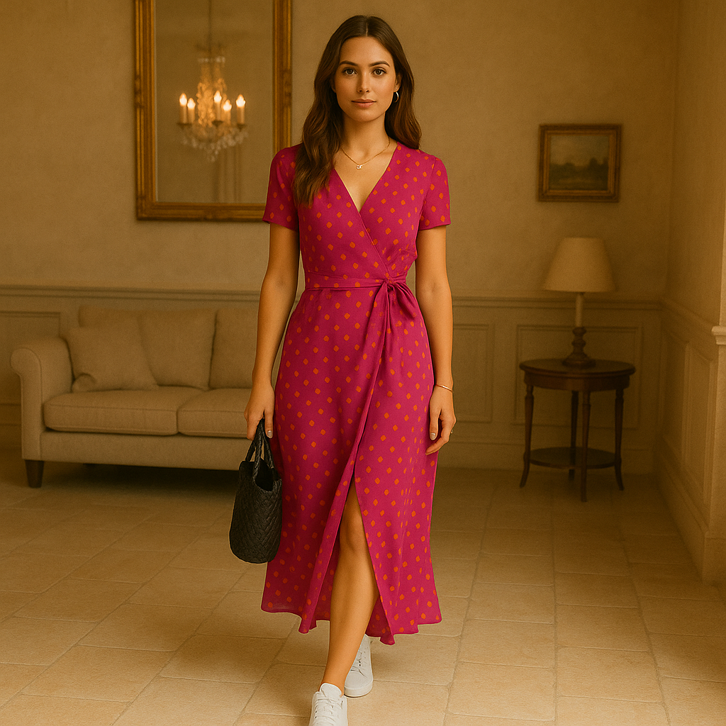 Nery - Elegant kjole med V-udskæring - - women's fashion - {{ product_tags }