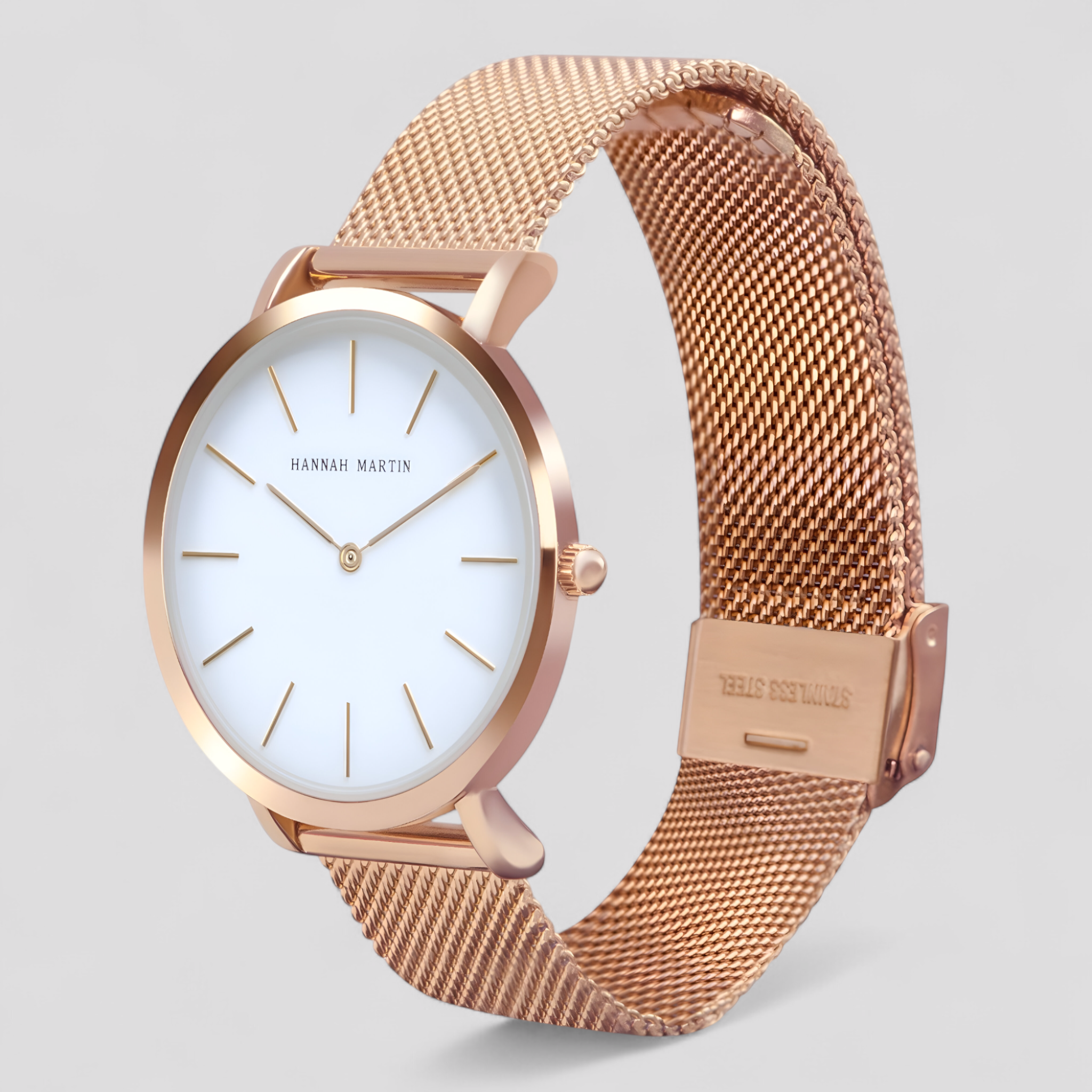 Penelope | Rundt mesh-ur - Raffineret look - - watches - {{ product_tags }