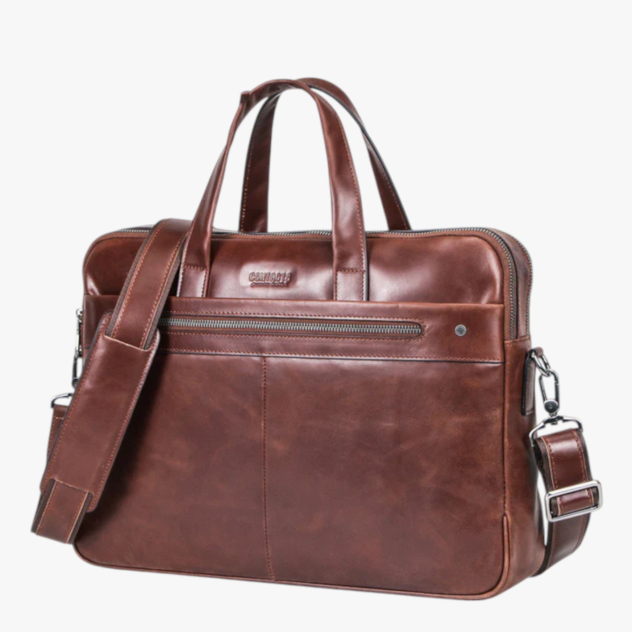 Lorenzo | Elegant læder bærbar taske - - bags - {{ product_tags }