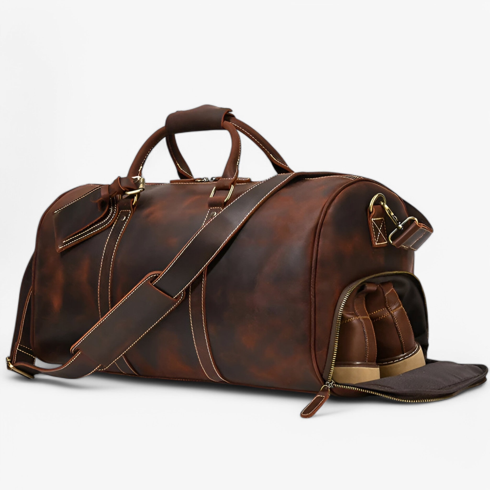 Gonzalo | Rejsetaske i Fuld Læder - - bags - {{ product_tags }