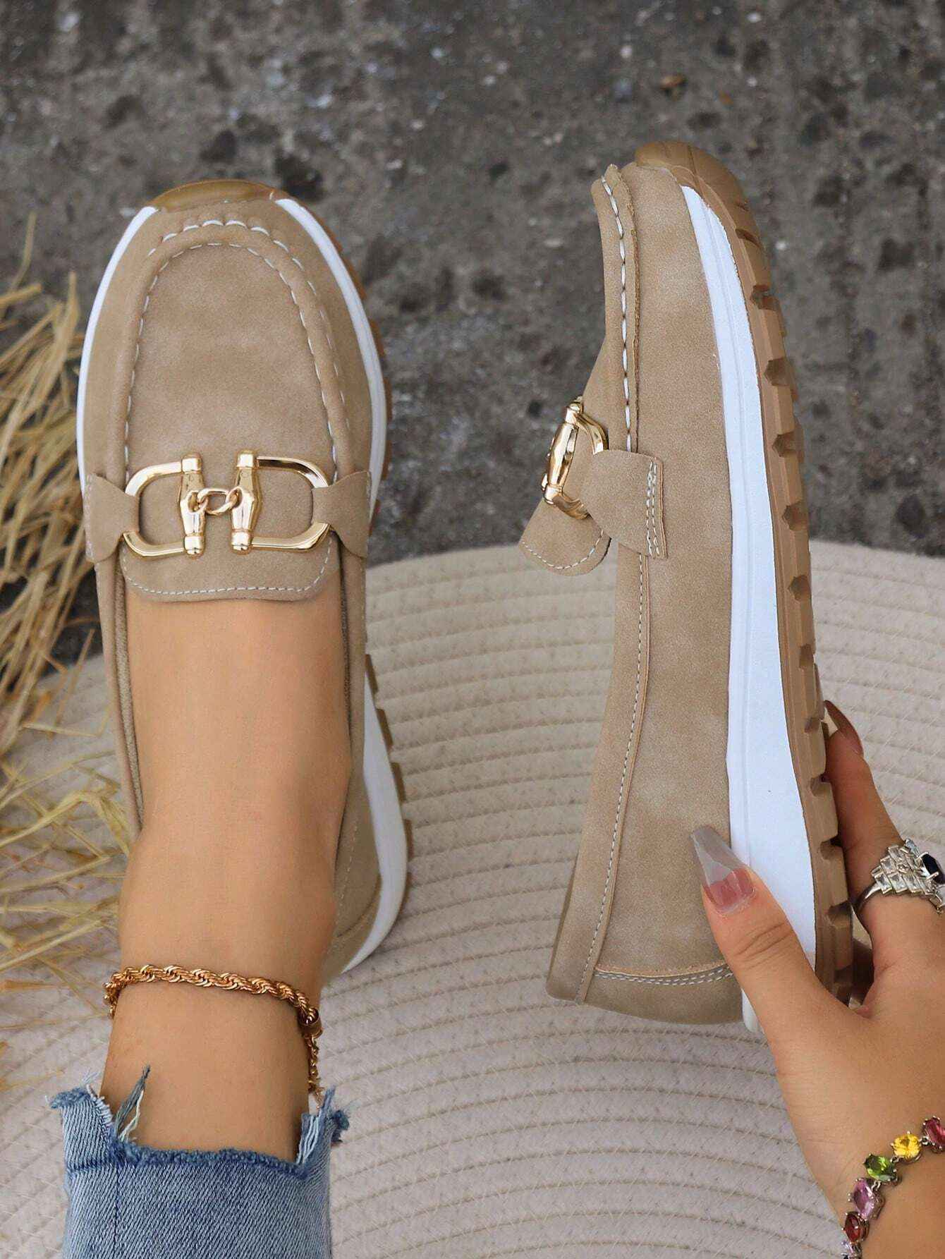 Olga | Elegante Loafer med Schnallen-Detail