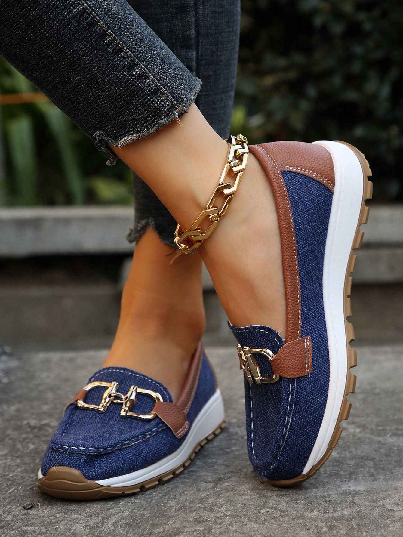 Olga | Elegante Loafer med Schnallen-Detail