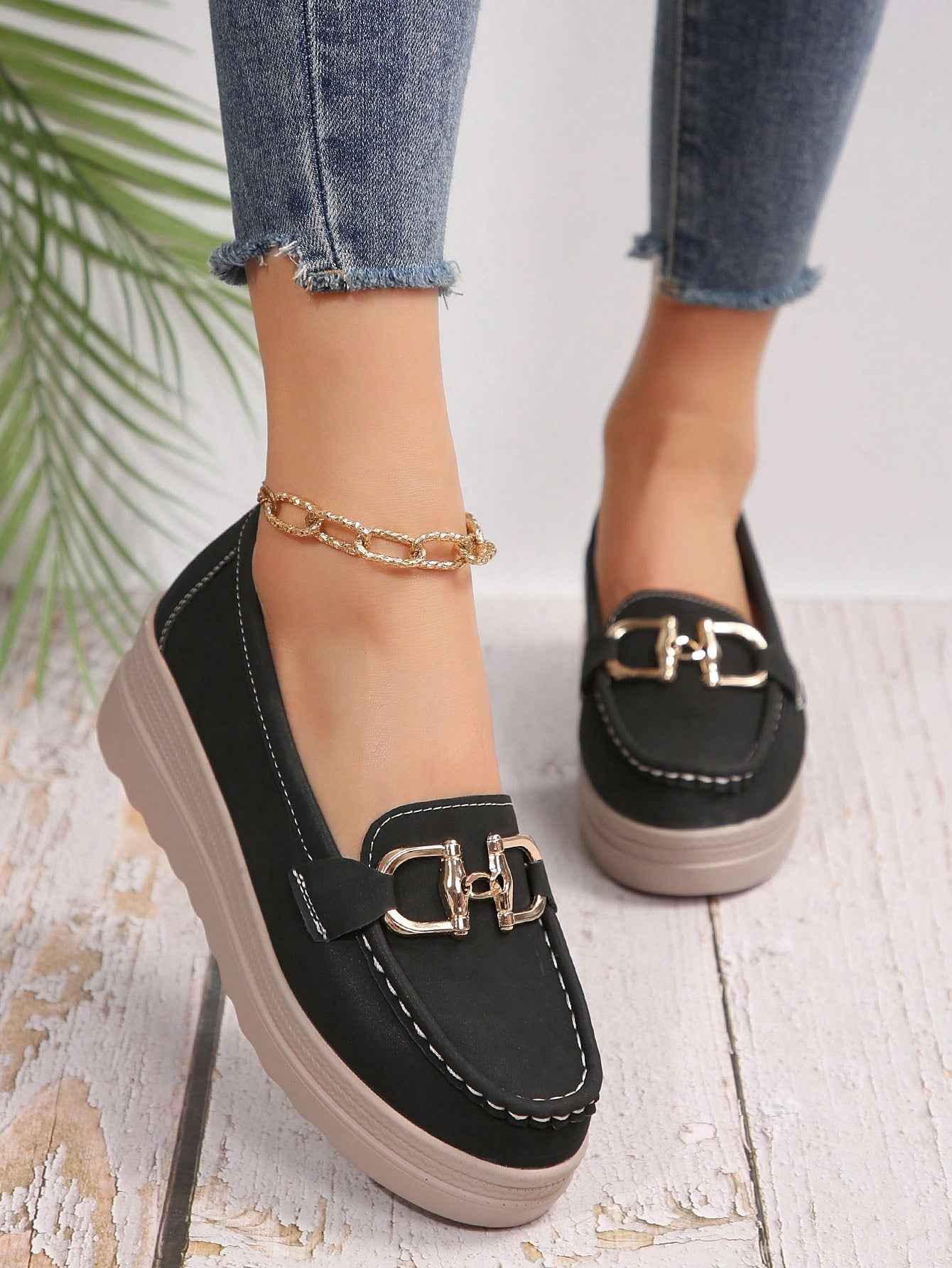 Olga | Elegante Loafer med Schnallen-Detail