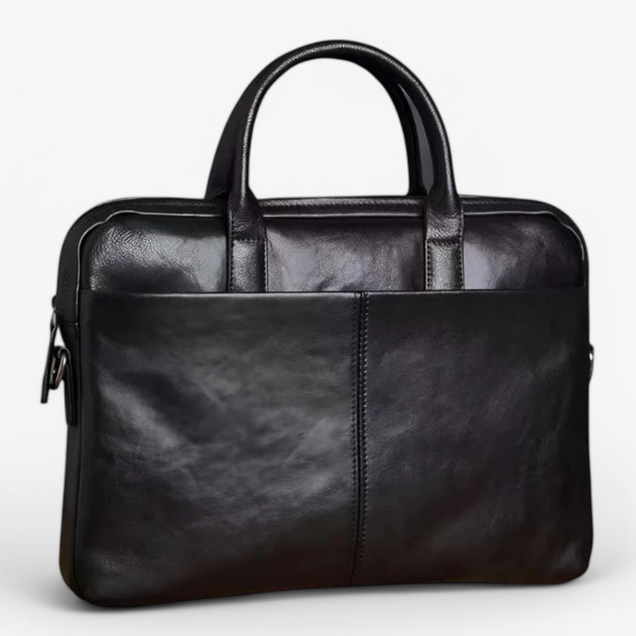 Cosmo | Lædertaske med skulderrem - Sort - bags - {{ product_tags }